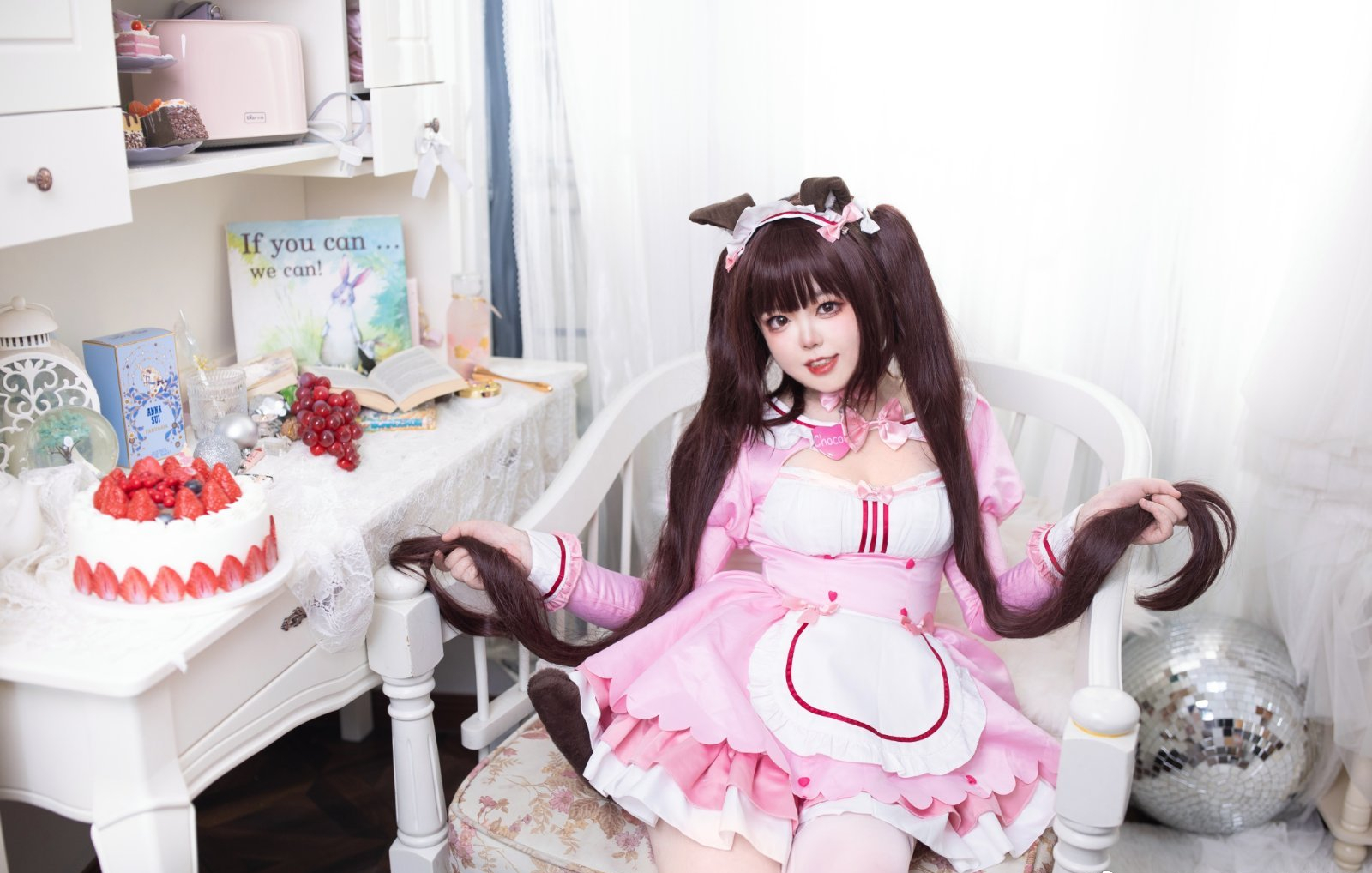 夹子是个妹摄桜沢一香子兰巧克力cosplay7