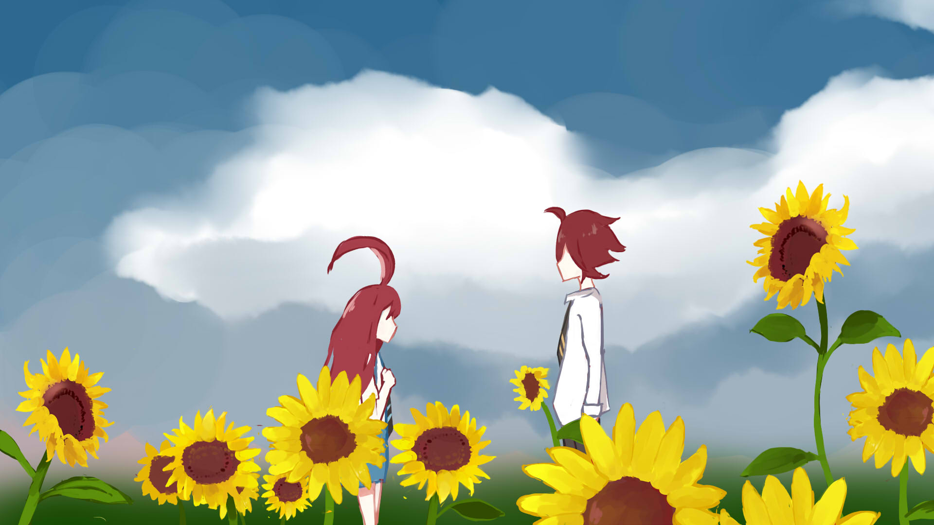 安艾 向日葵の告白 _ 爱画手书的小鹿 _ 哔哩哔哩相簿