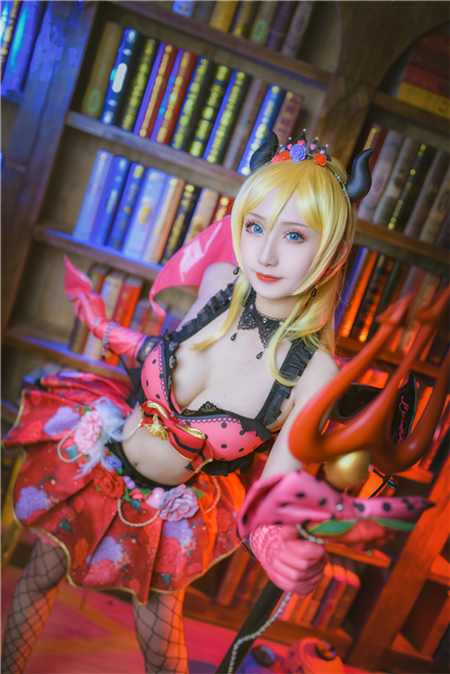 柒茗Lovelive绘里小恶魔Cosplay2