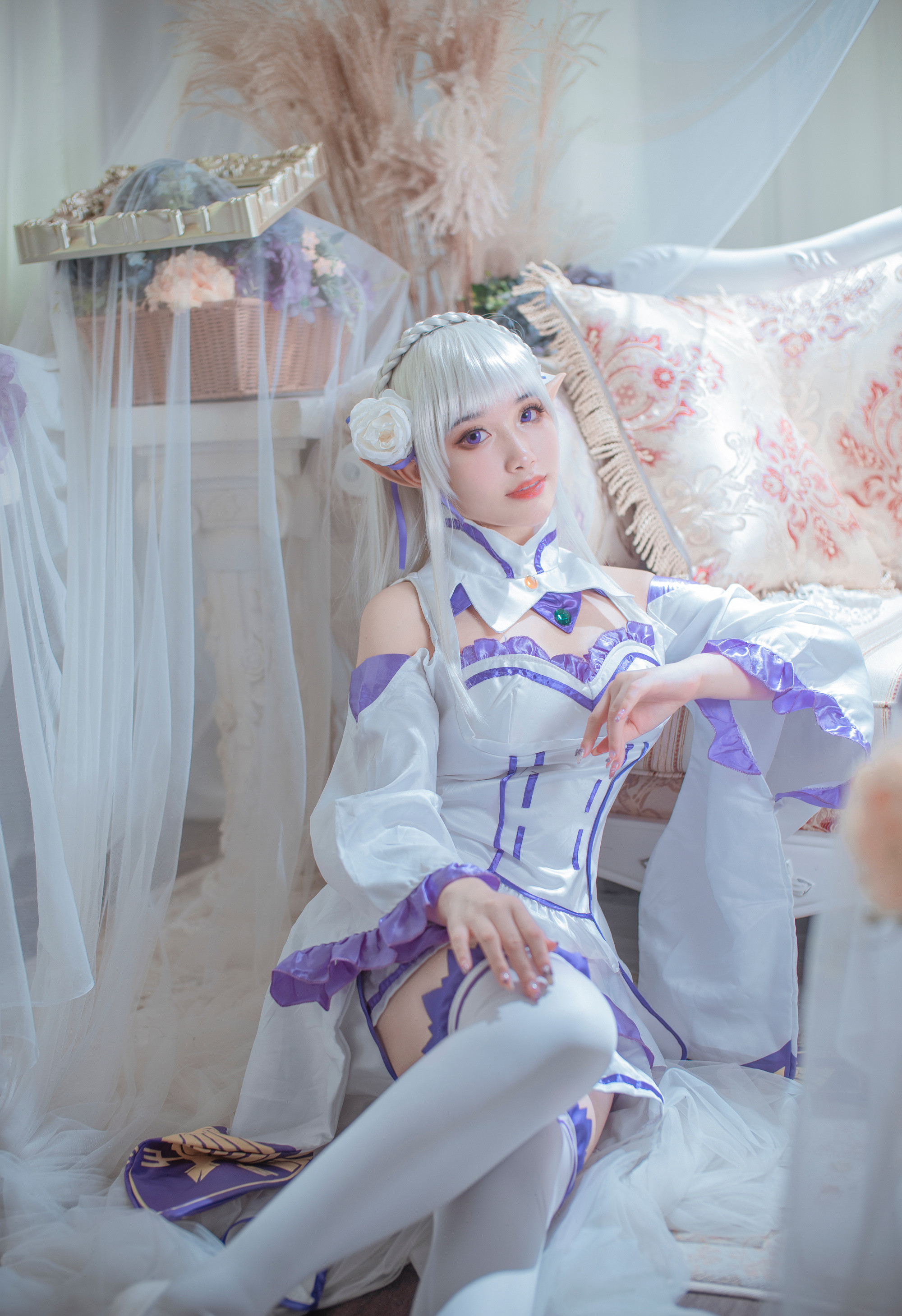 玥颜queen艾米莉亚cosplay6