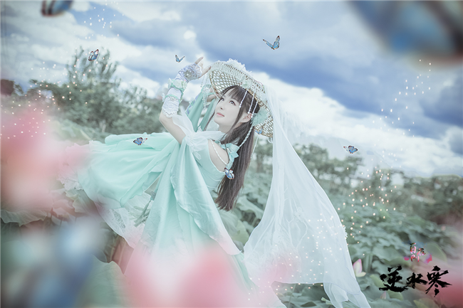 瑶音逆水寒素问CosPlay2