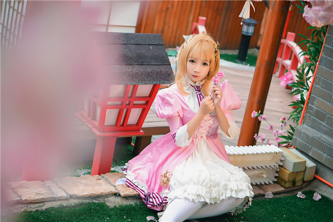 芷玖冉魔卡少女樱同人洋装Cosplay3