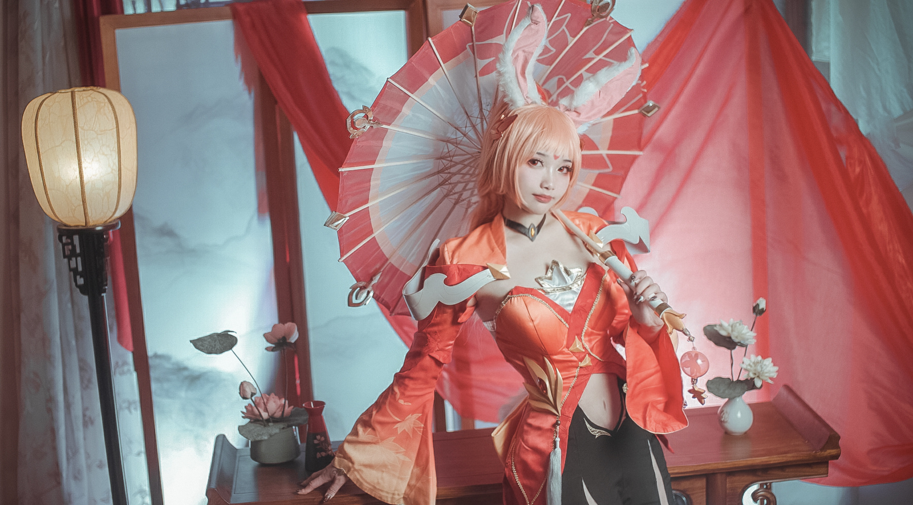 玥颜Queen王者荣耀公孙离原皮Cosplay5