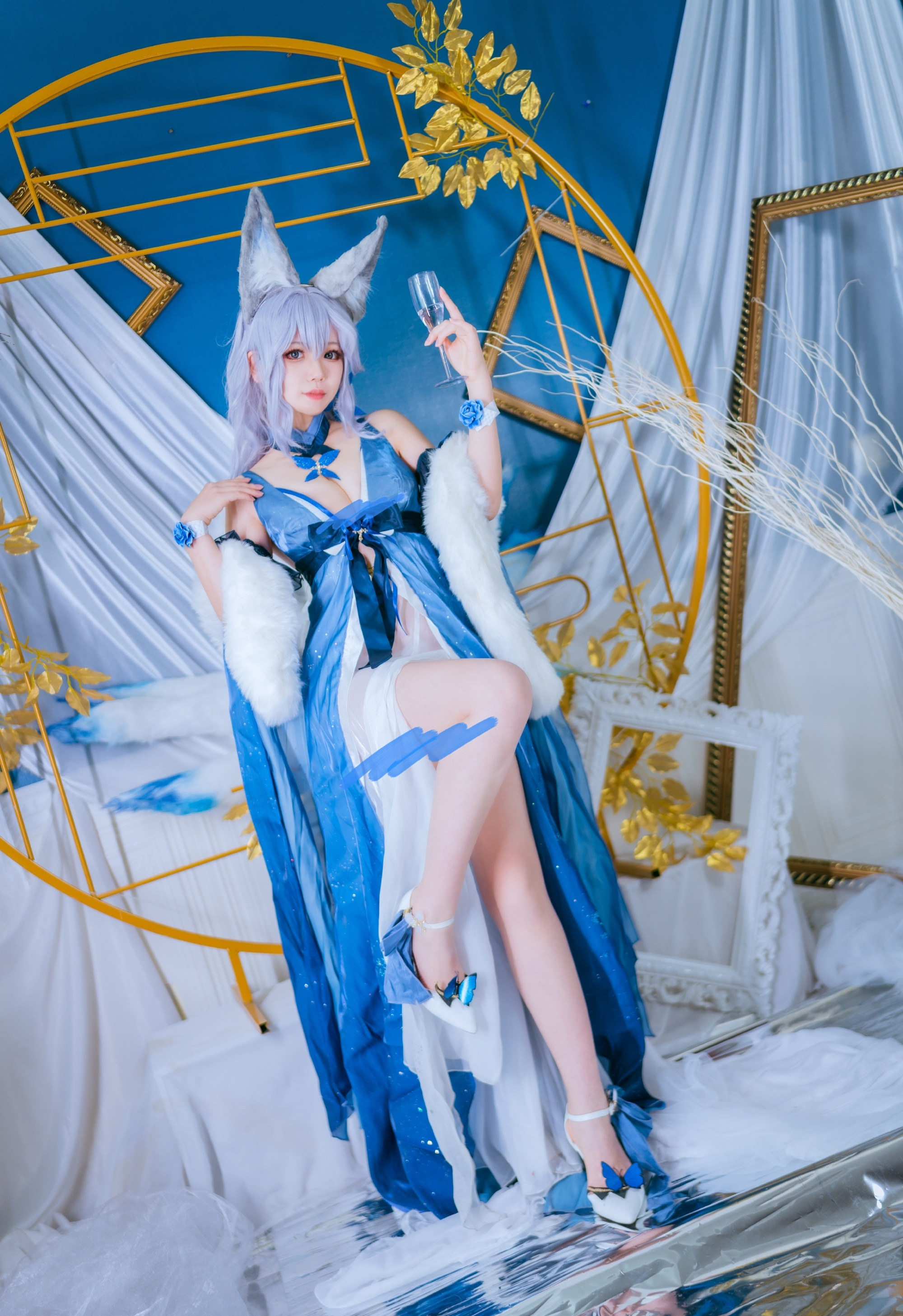 安缇兔碧蓝航线信浓胧月十夜cosplay2