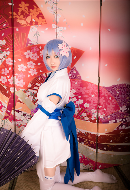 祭漓漓从零开始的异世界生活雷姆Cosplay2