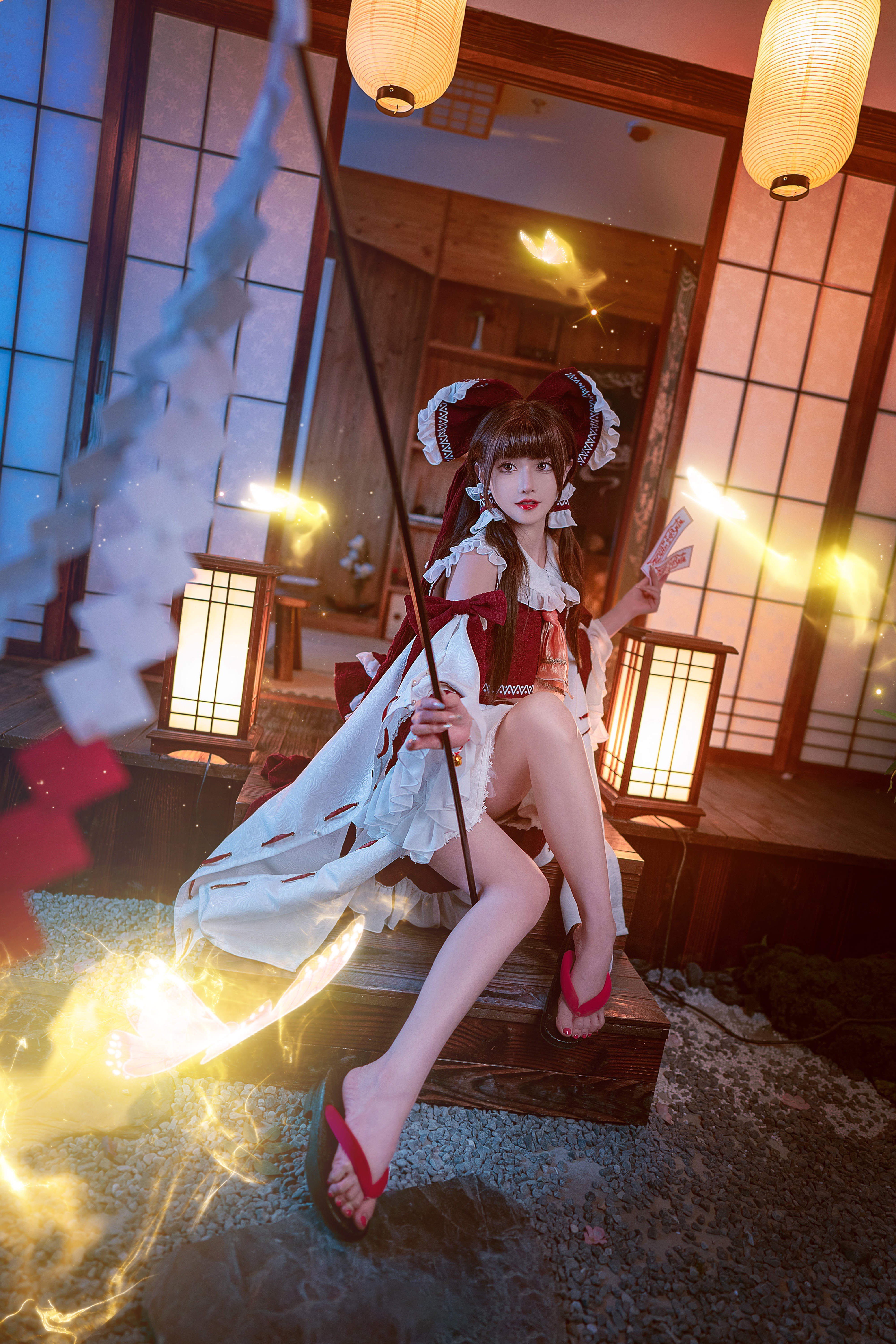 露兒大魔王玛莉嘉和博丽灵梦CosPlay7