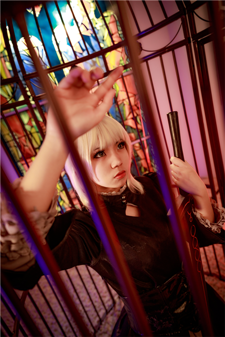 苷罗日Fate黑saber洋装Cosplay3