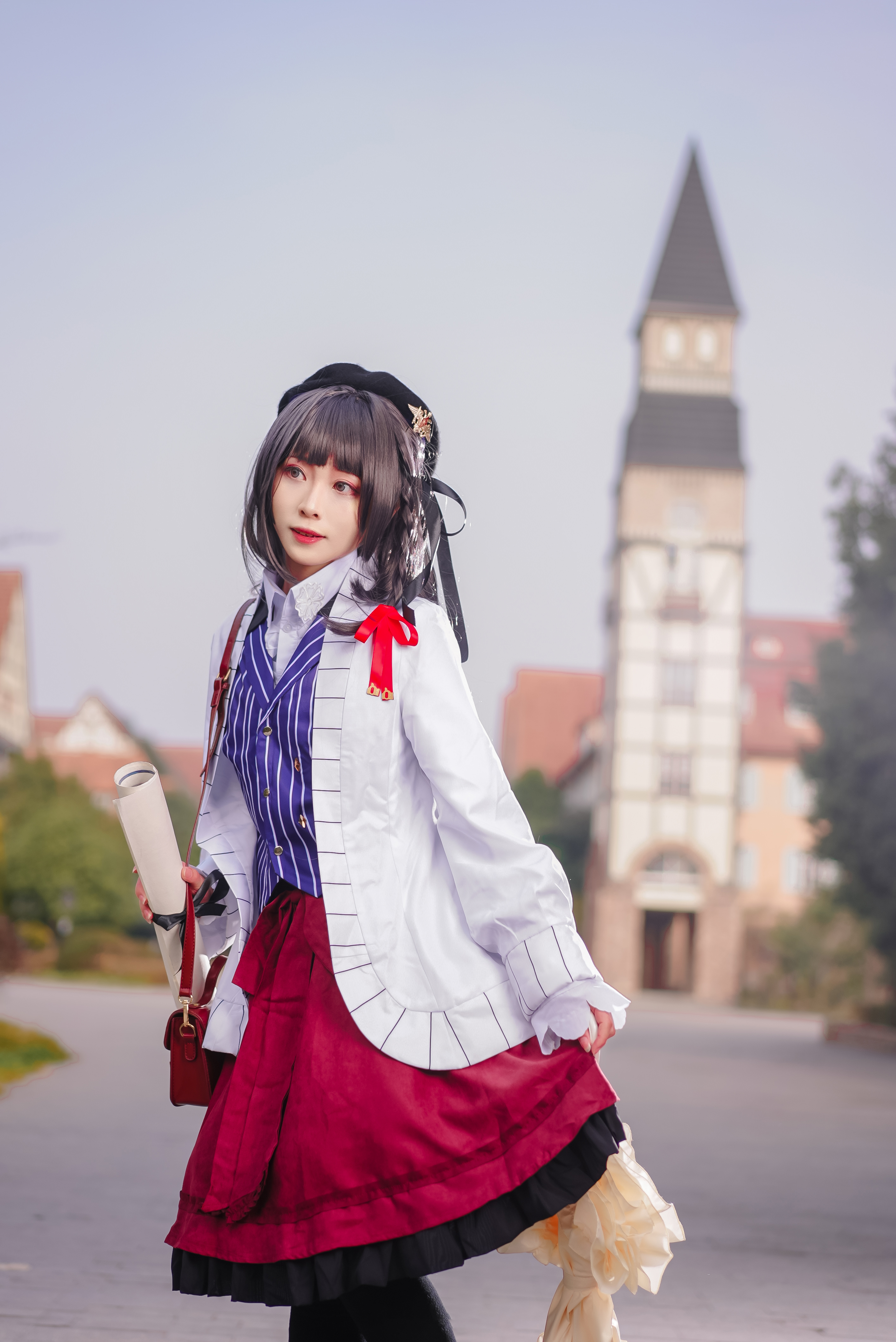 子姬ZJ时空中的绘旅人主人公cosplay2