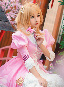 芷玖冉CoSPlay魔卡少女樱同人洋装