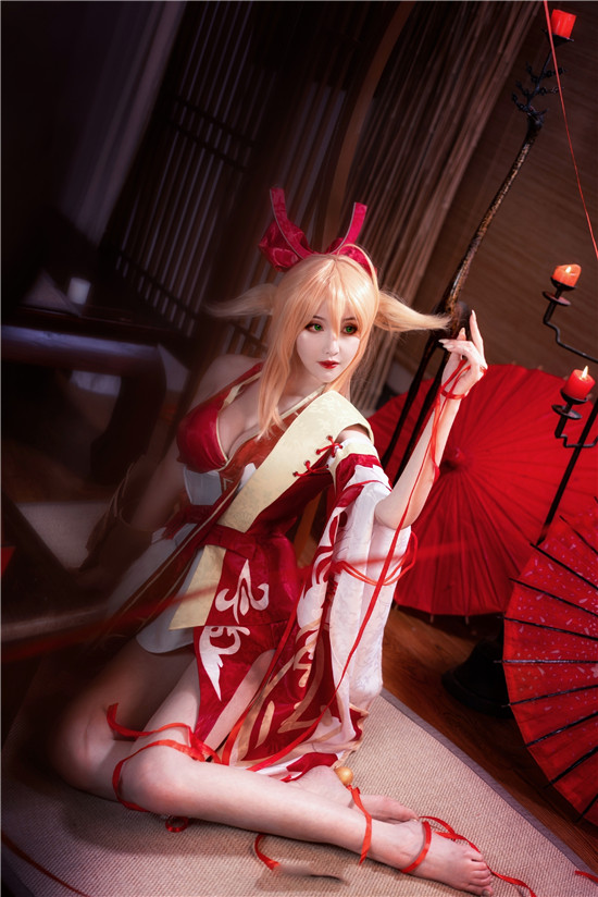 露兒大魔王狐妖小红娘涂山红红CosPlay8