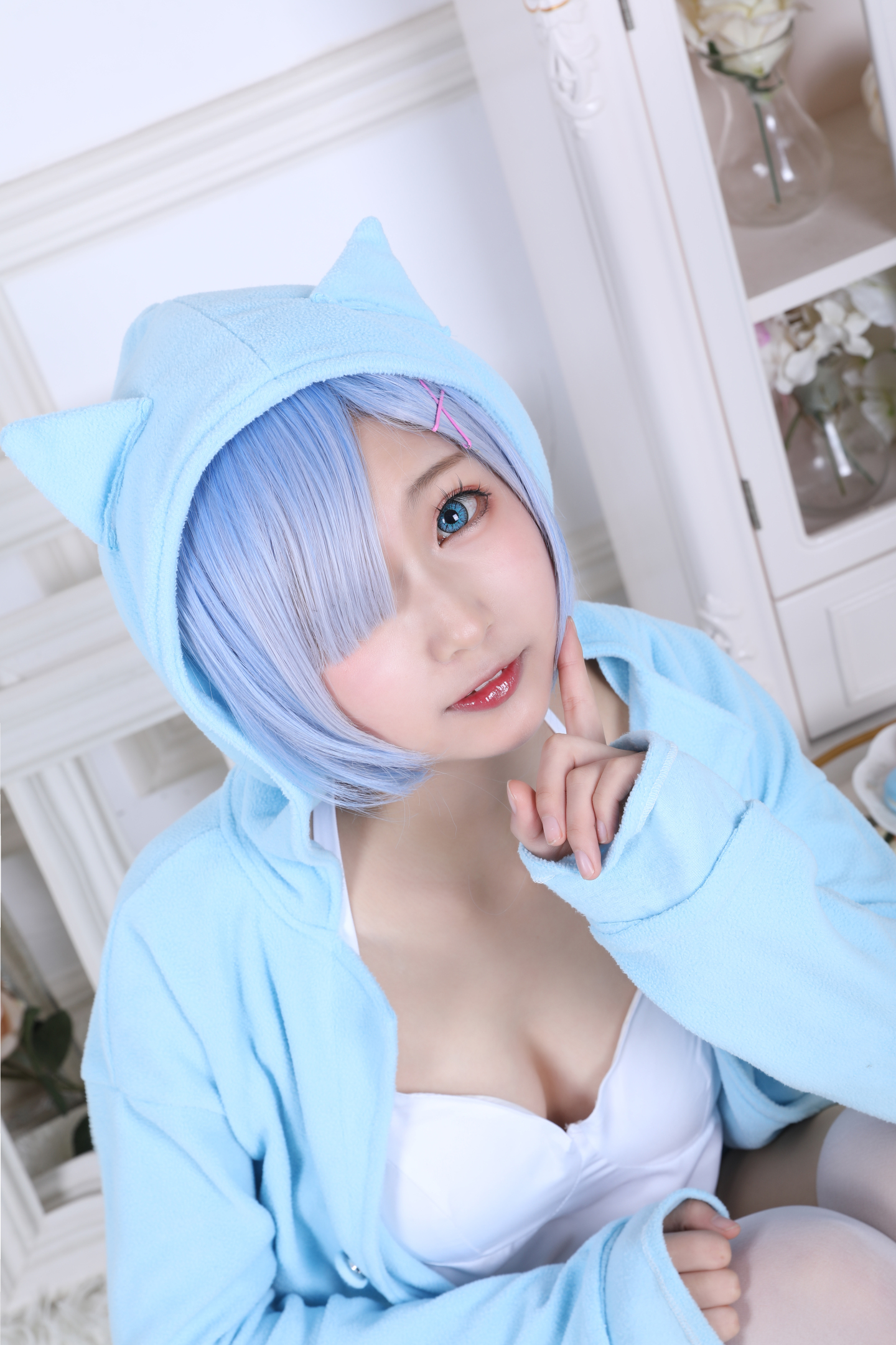 橙喵Re从零开始的异世界生活蕾姆cosplay5