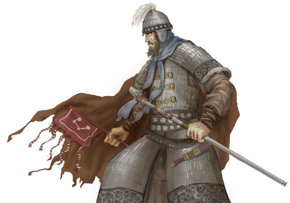 这次的更图,后面两个是胡太后临朝的立绘,没有通过,还有是高欢的废稿