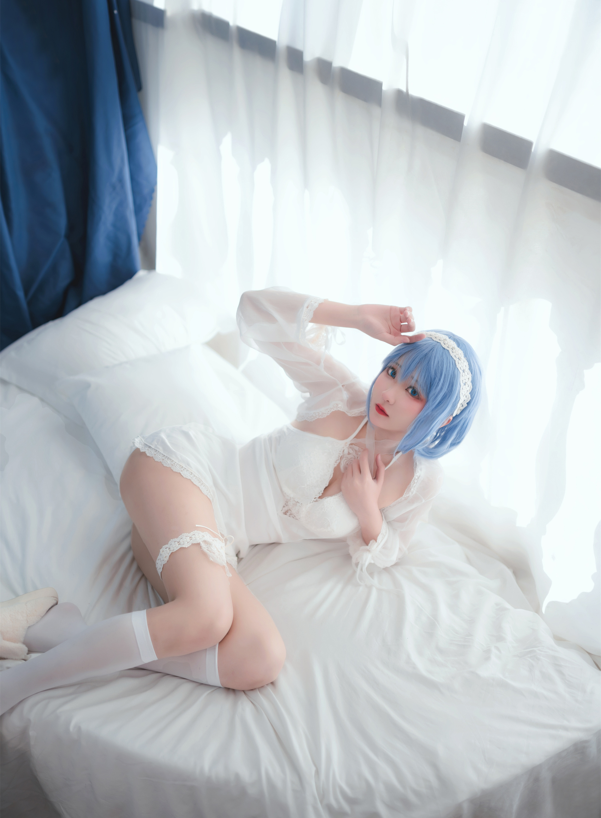 艾瑞碧蓝航线恰巴耶夫白骑兵的假日cosplay7