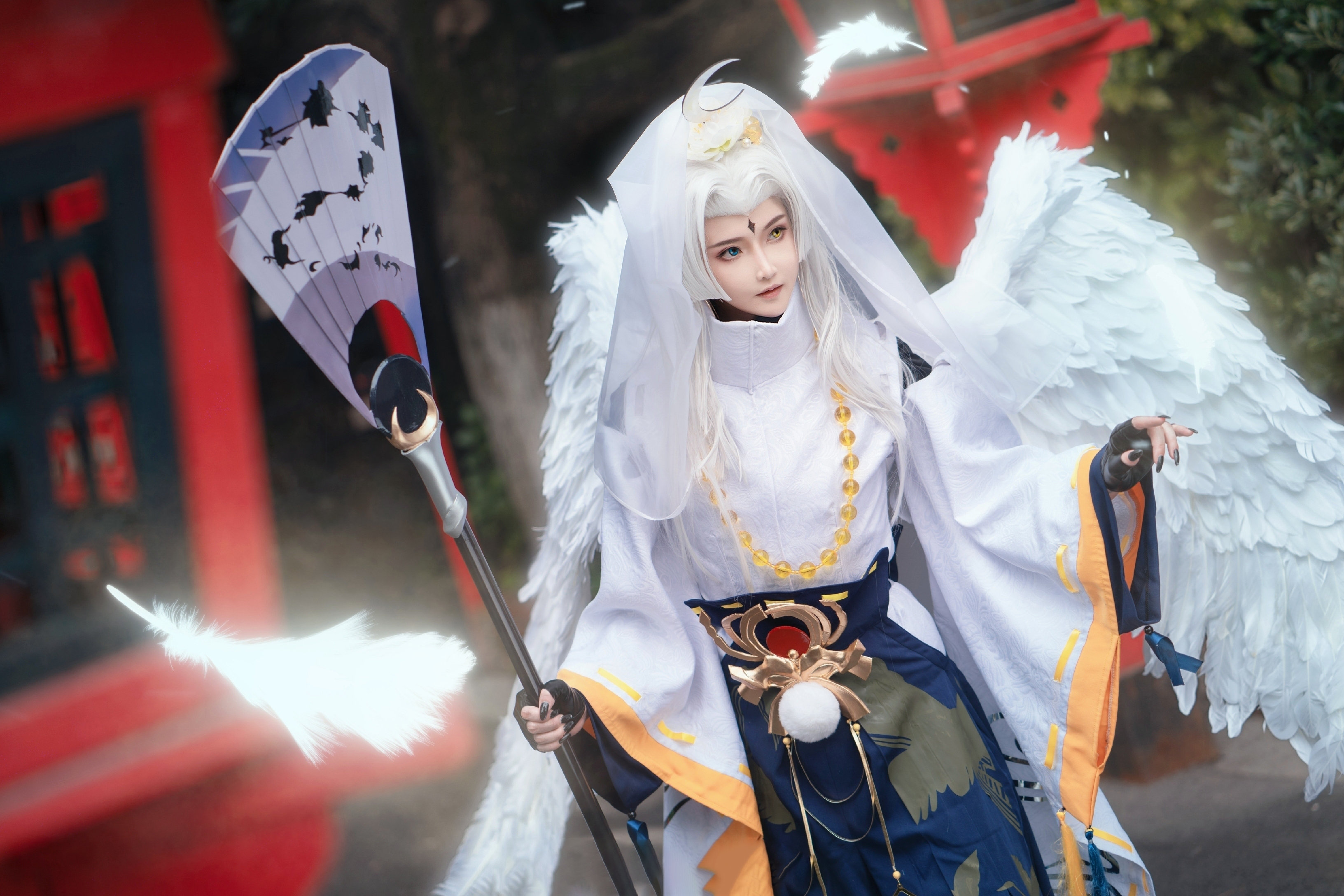 露兒大魔王阴阳师少羽大天狗cosplay2