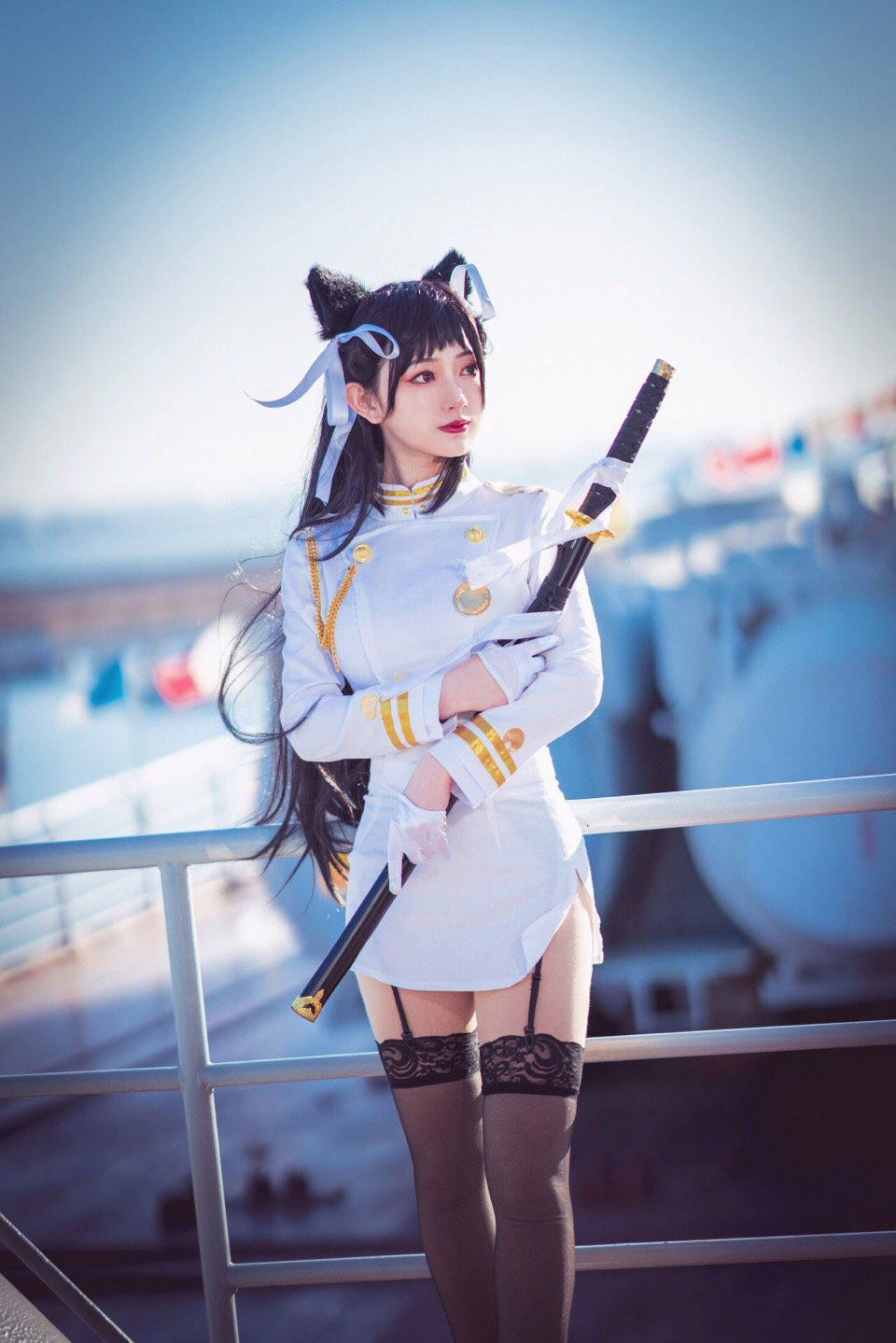 桃墨碧蓝航线爱宕cosplay2