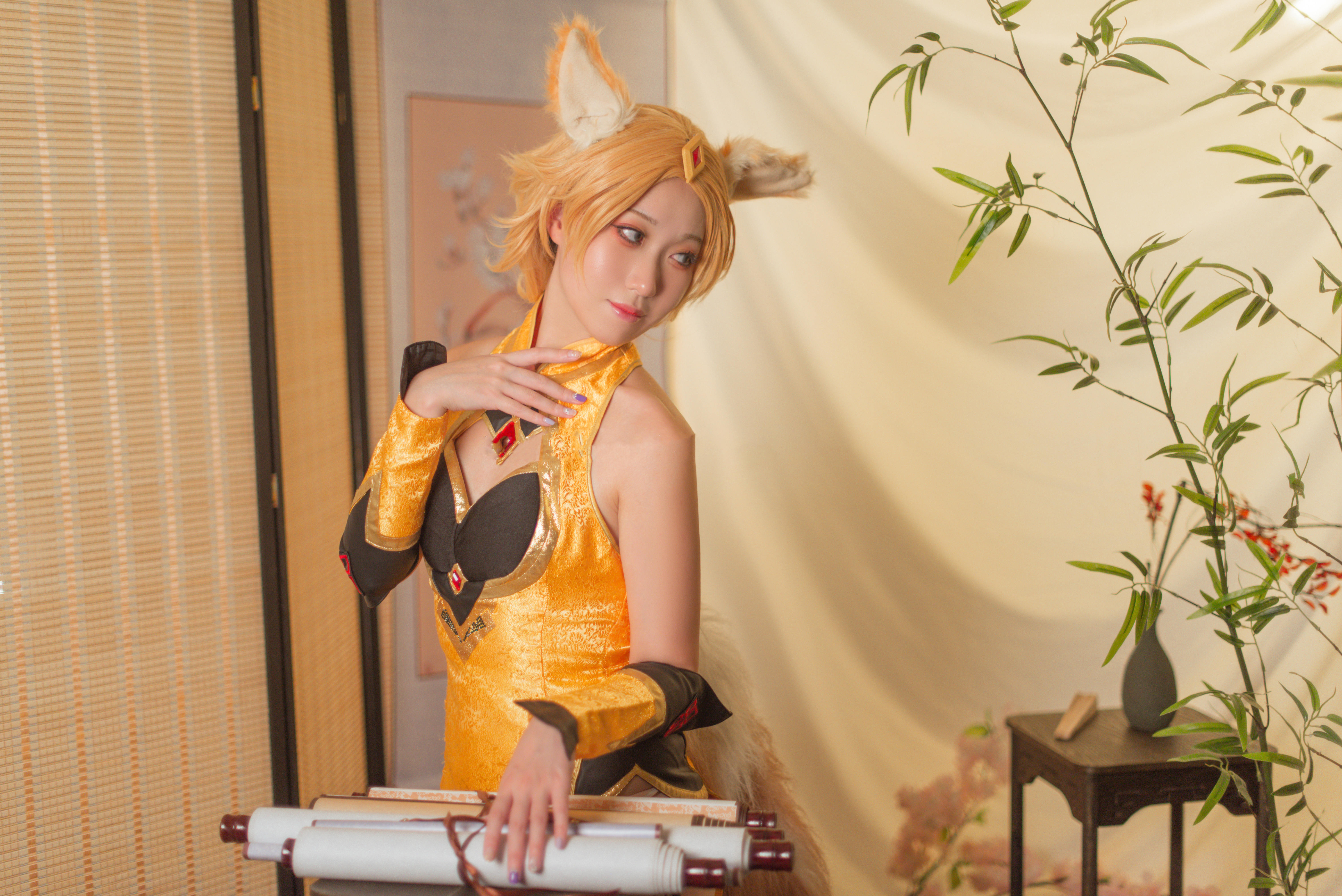 迷惑众生王者荣耀妲己cosplay3