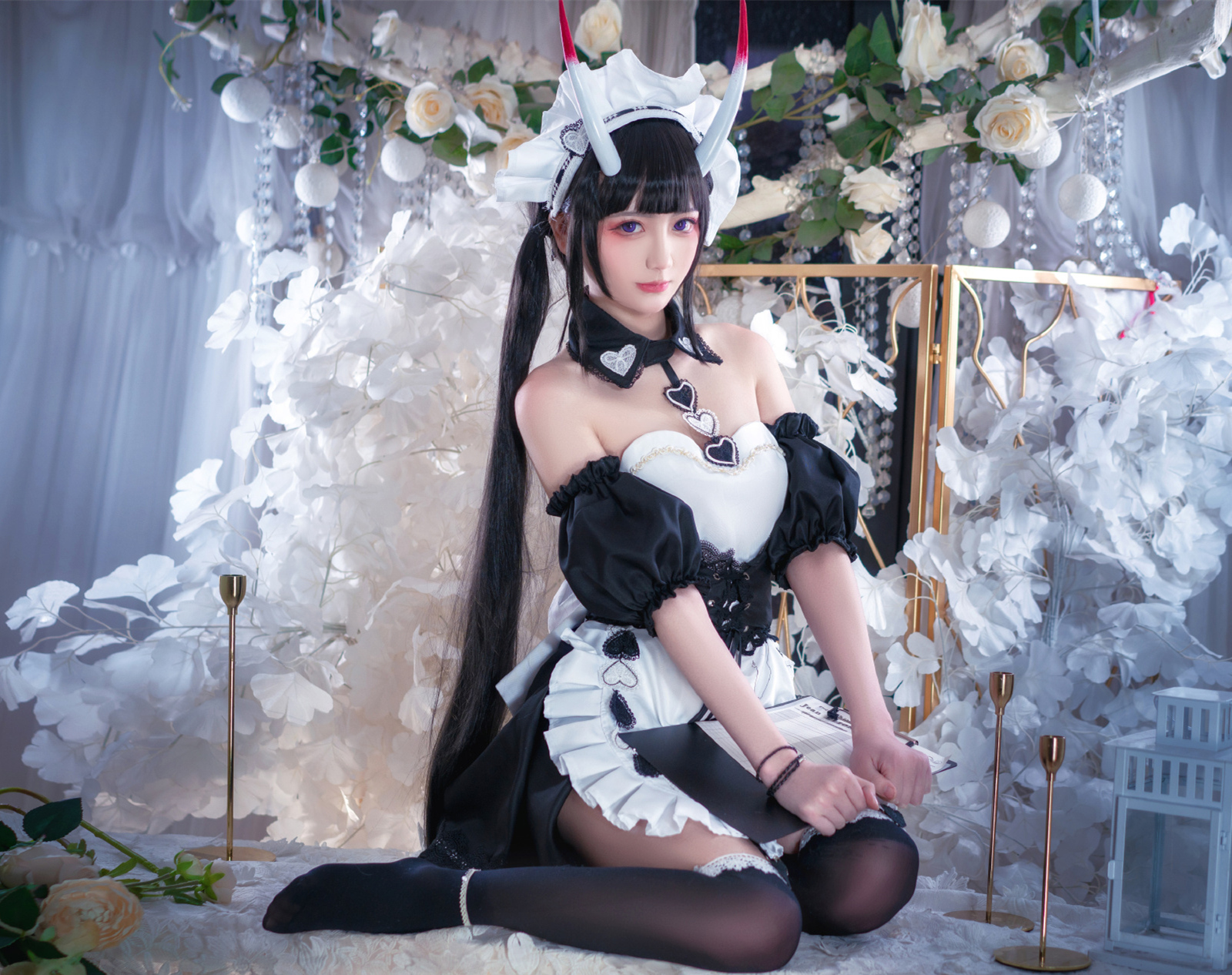 弦音sic能代貅女仆CosPlay8