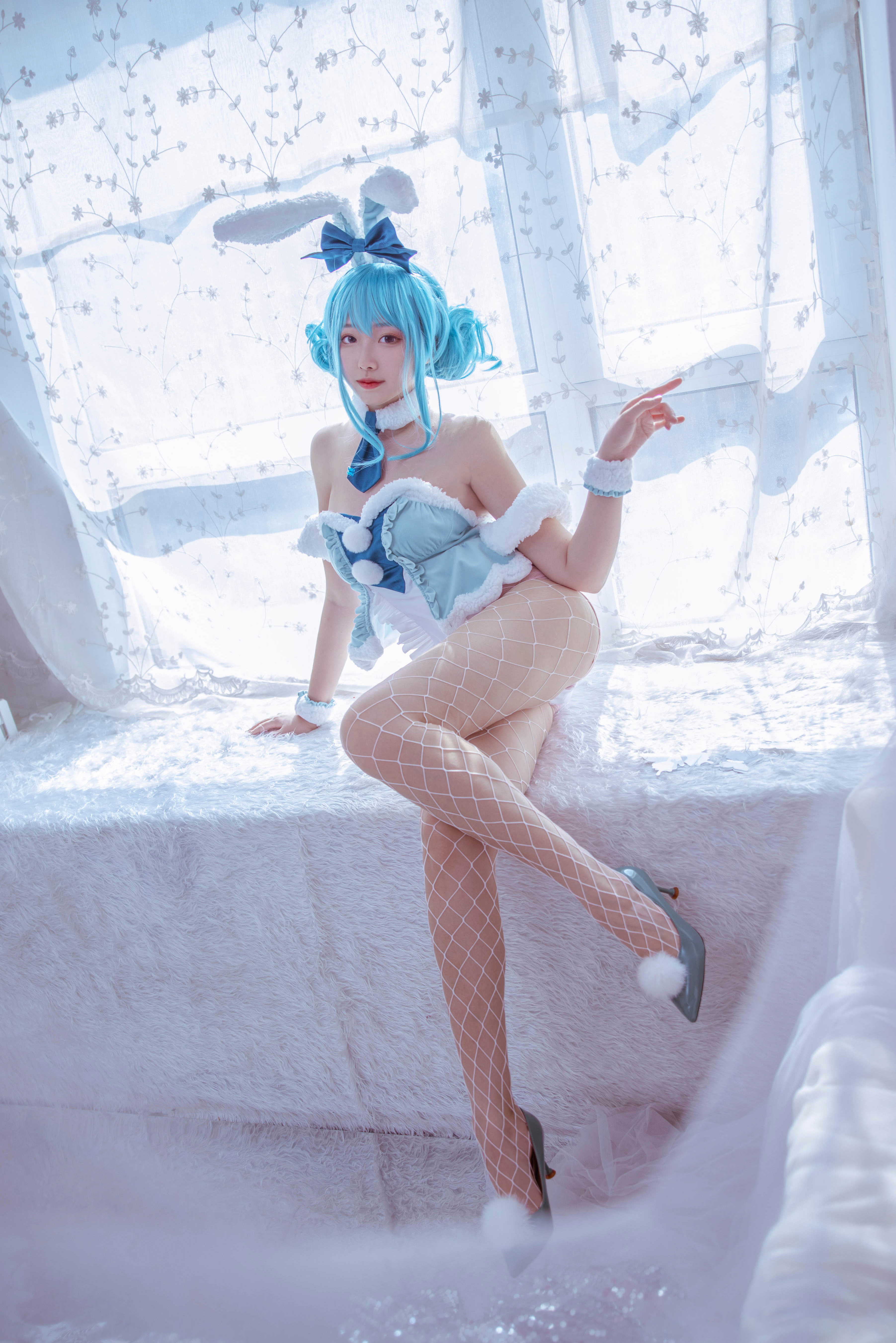 想不到名字的阿八初音兔女郎cosplay3