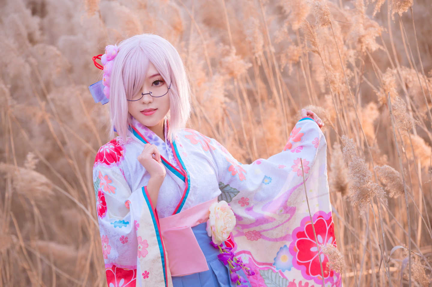 叶唯玛修新年和服Cosplay4