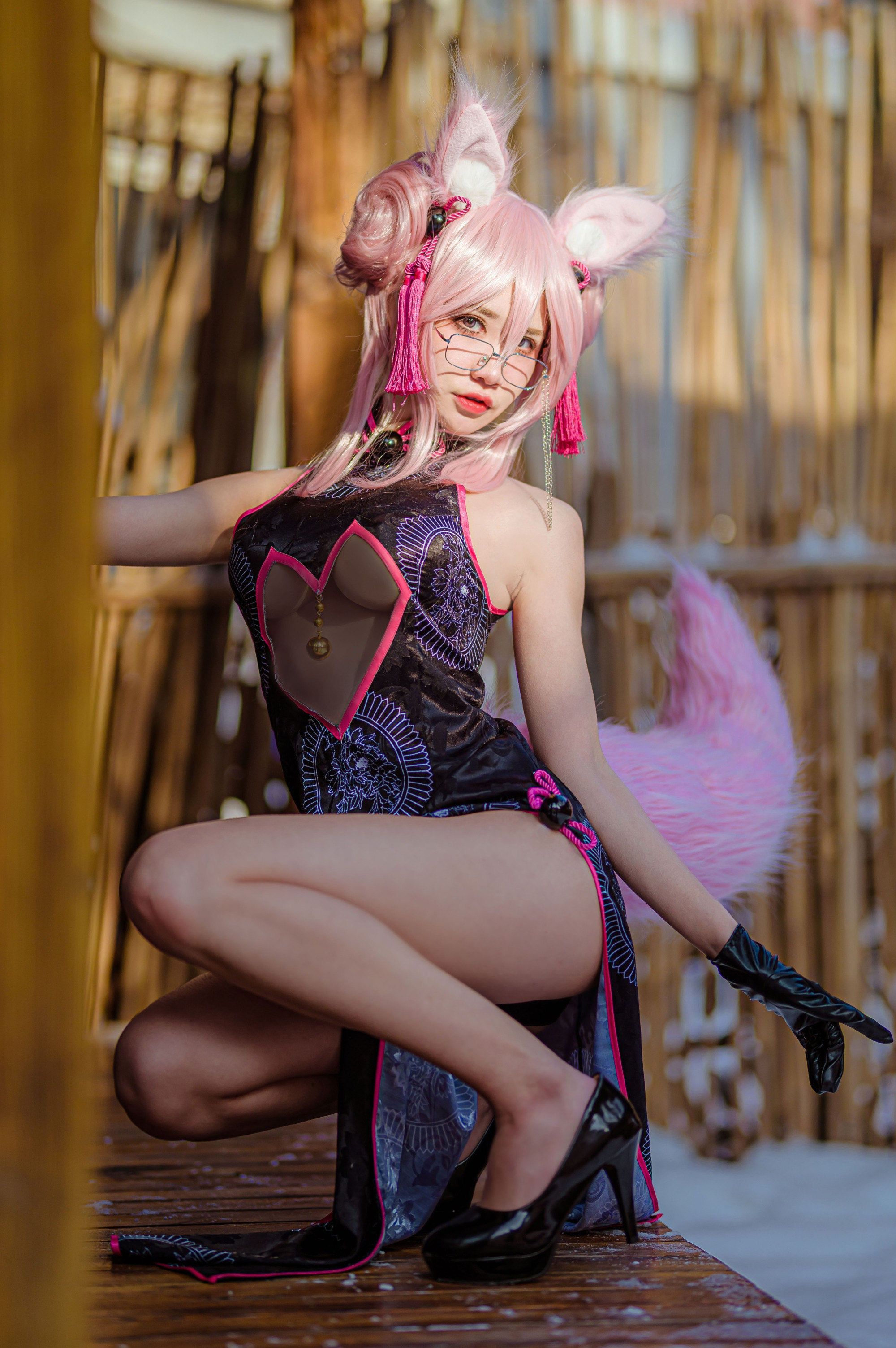 阮邑Fairy柯杨斯卡娅旗袍cosplay8