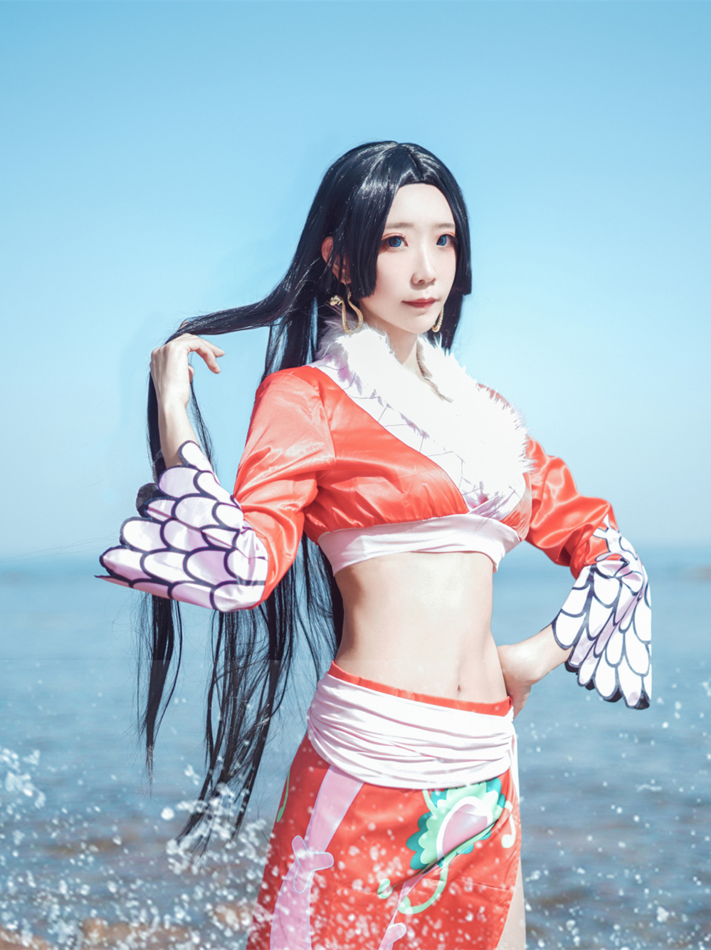 是粽粽子吖海贼王女帝波雅汉库克cosplay4