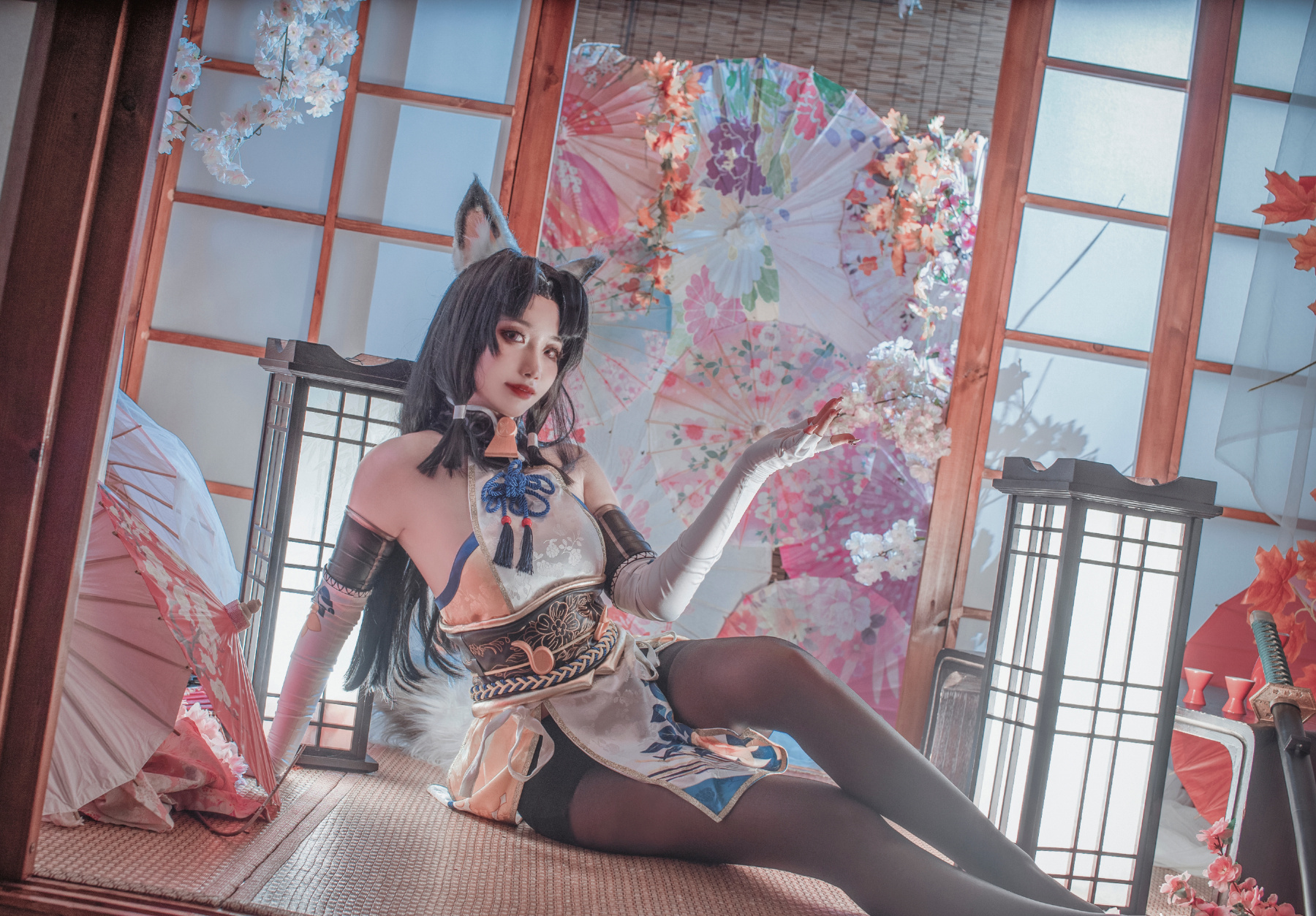 玥颜queen永劫无间胡桃御宅花织cosplay9