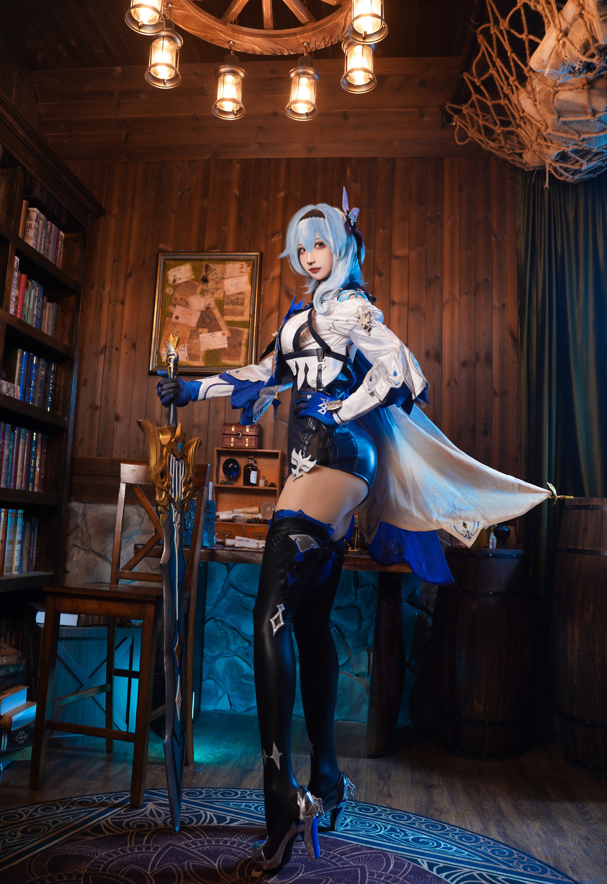 不知道叫什么的咸鱼y浪花骑士优菈劳伦斯cosplay4