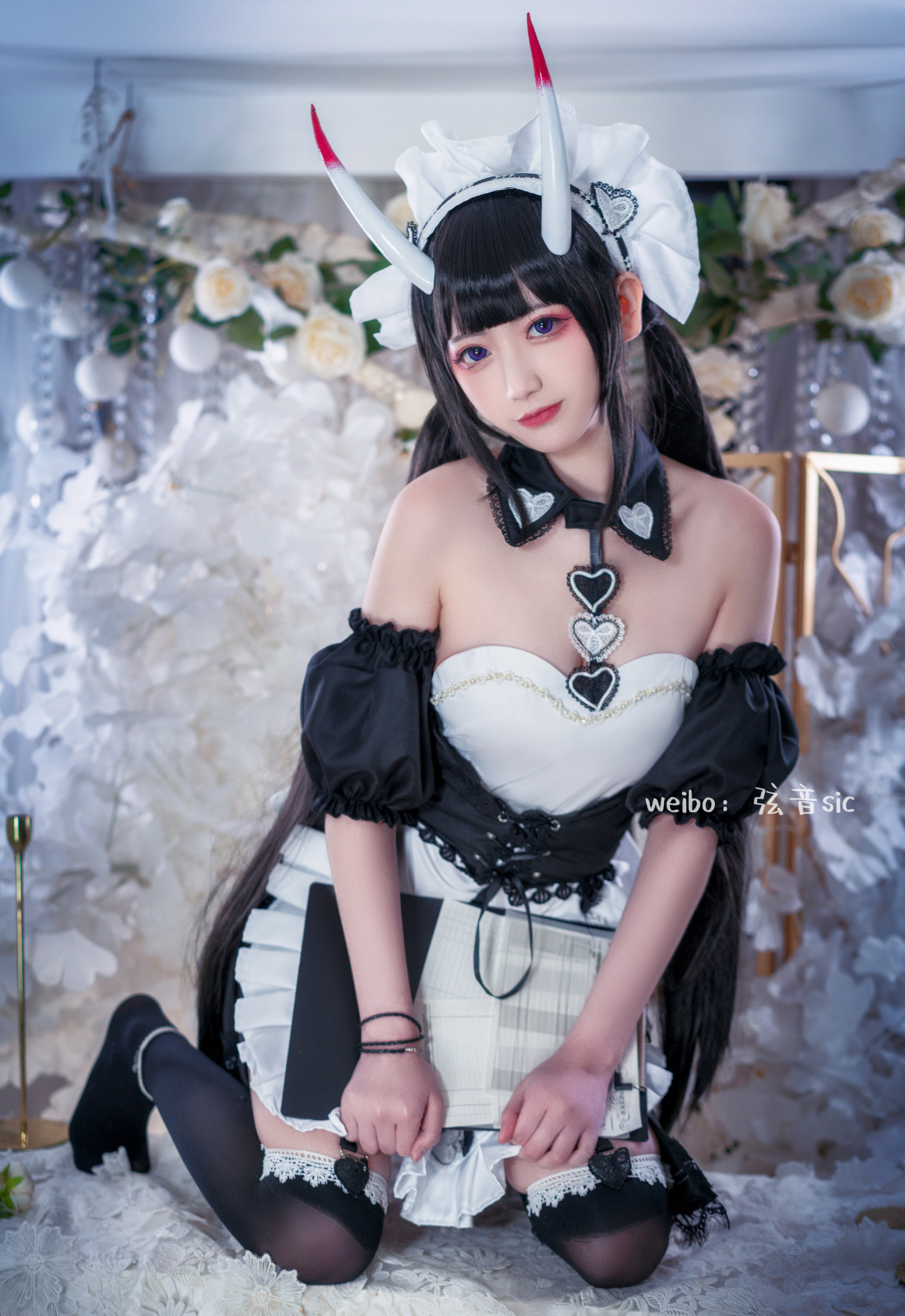 弦音sic能代貅女仆CosPlay6