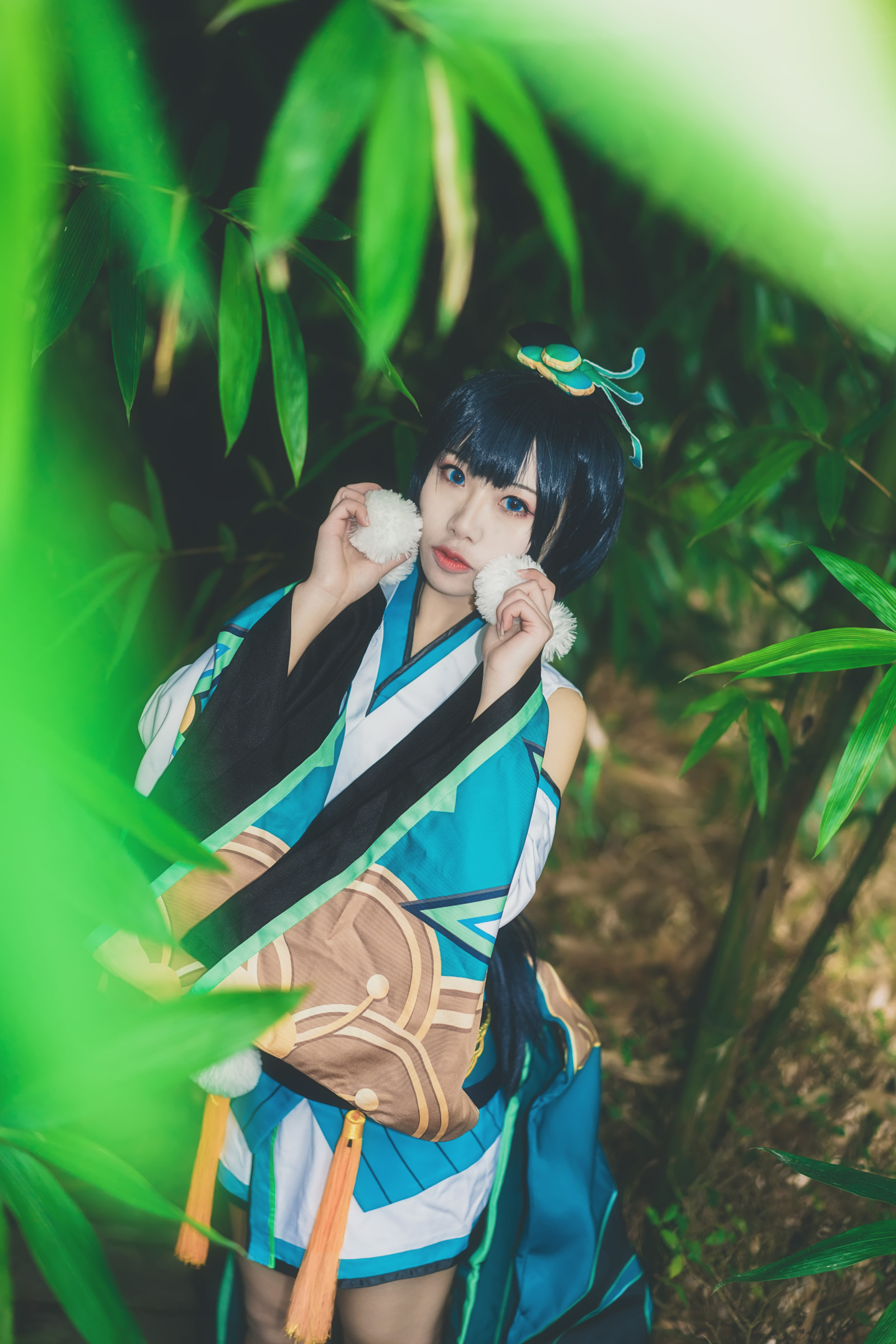 嘉霁阴阳师萤草cosplay3