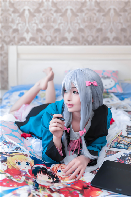 田中埃罗芒阿老师和泉雾纱Cosplay5