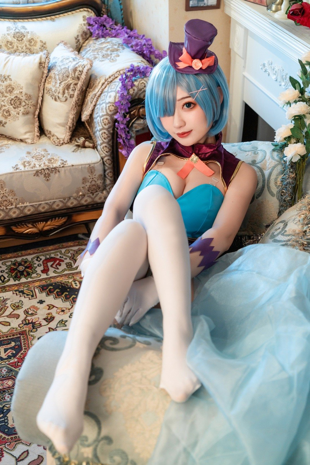 桃墨从零开始的异世界生活皮衣蕾姆CosPlay9