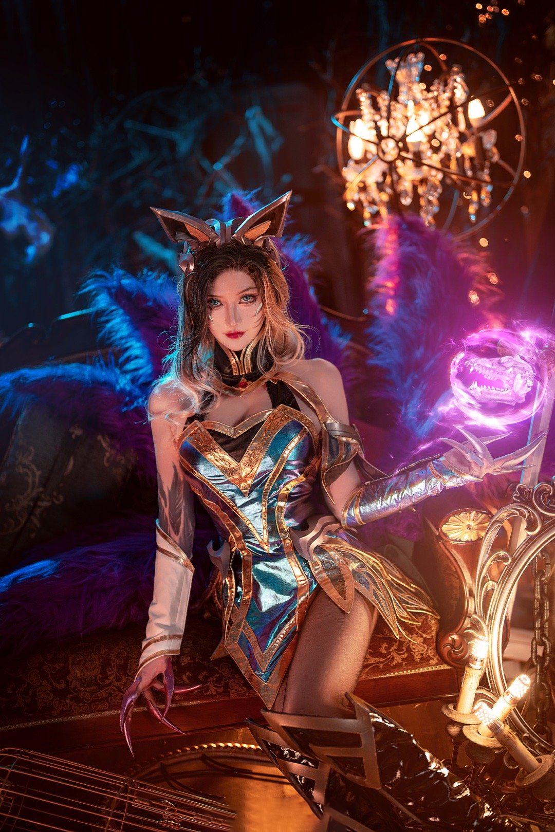 露兒大魔王英雄联盟魔女阿狸cosplay3