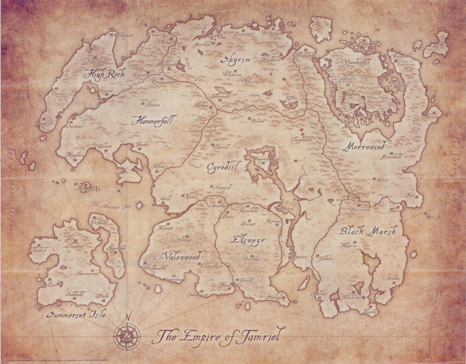 泰姆瑞尔地图图片