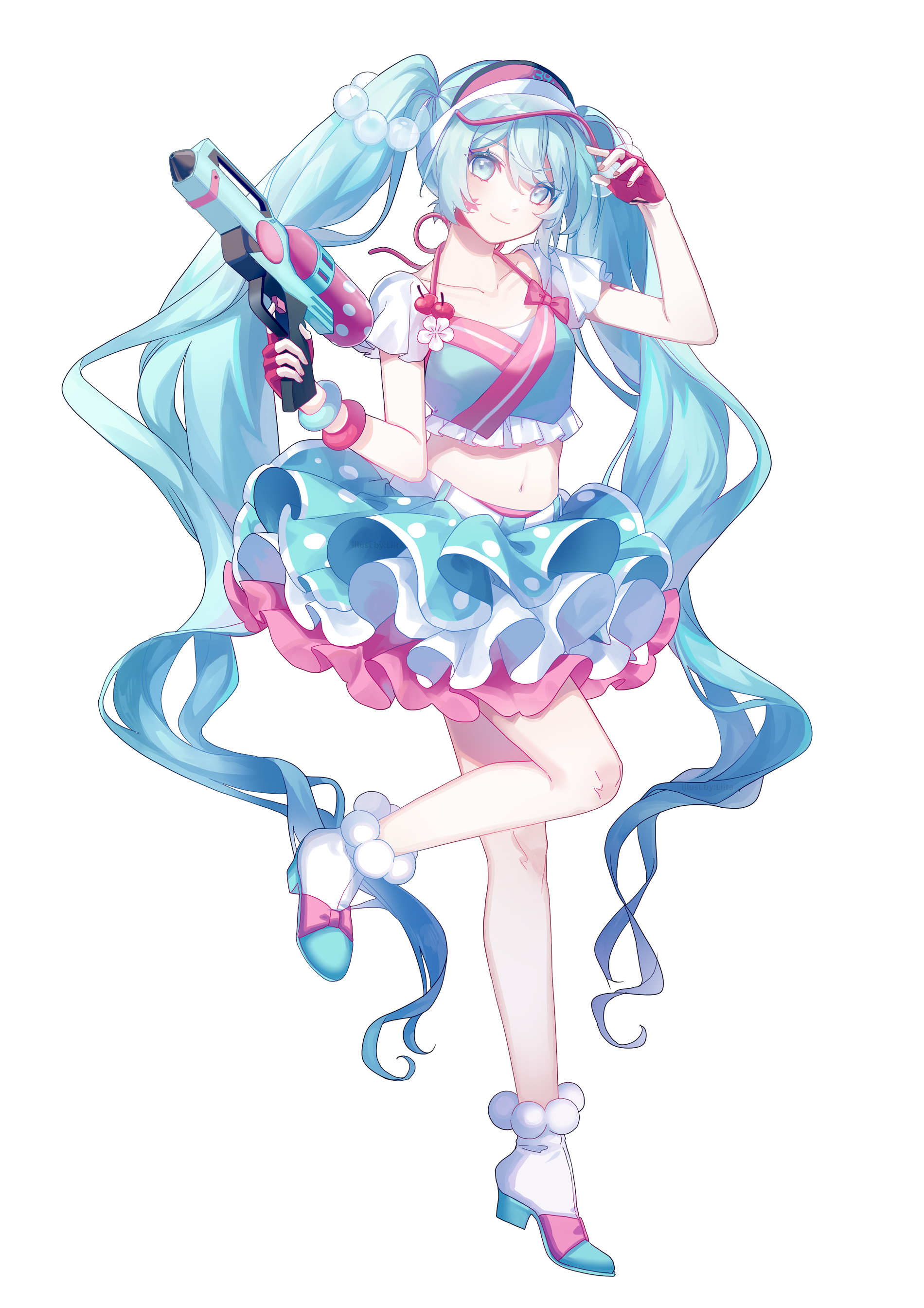 p站:梨伊荼 id:86449561#初音未来 多多点赞转发呦(σ11ω11)σ