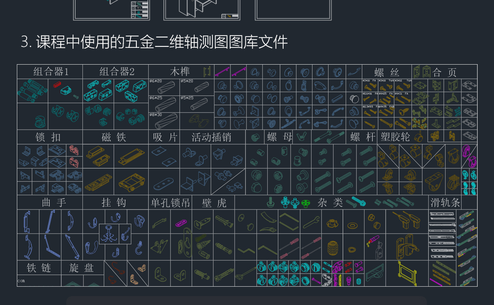 CAD绘制家具组装图（安装说明书）-阿君_哔哩哔哩_bilibili