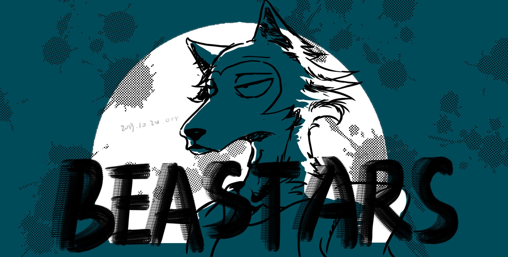 动物狂想曲 / beastars#摸到凌晨两点多的鱼,大尾