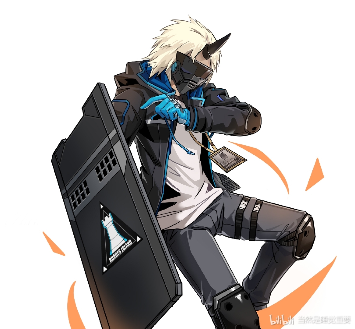 明日方舟#黑角 你们最～好的老大 哥!