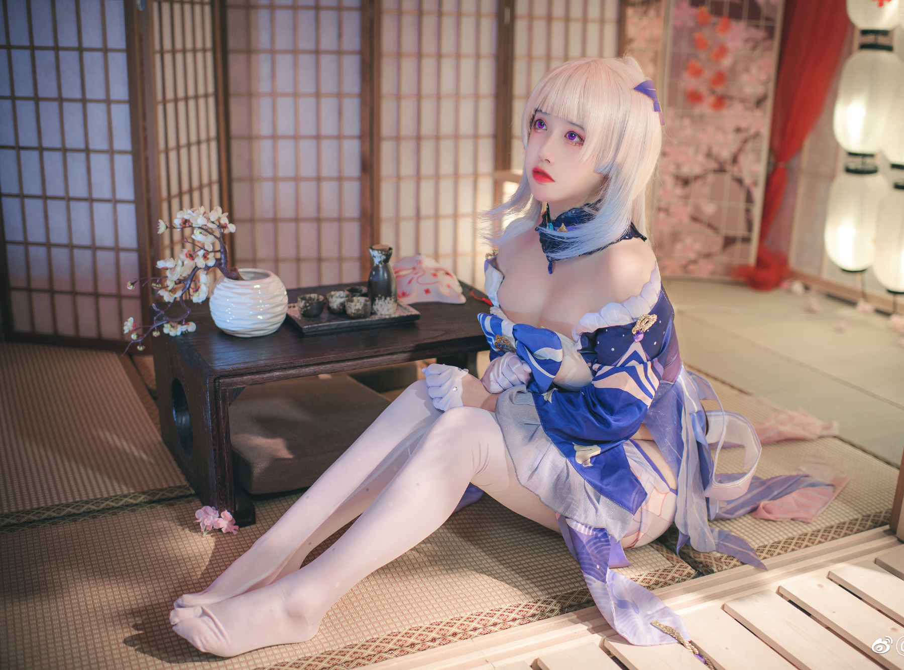 若美样原神珊瑚宫心海cosplay3