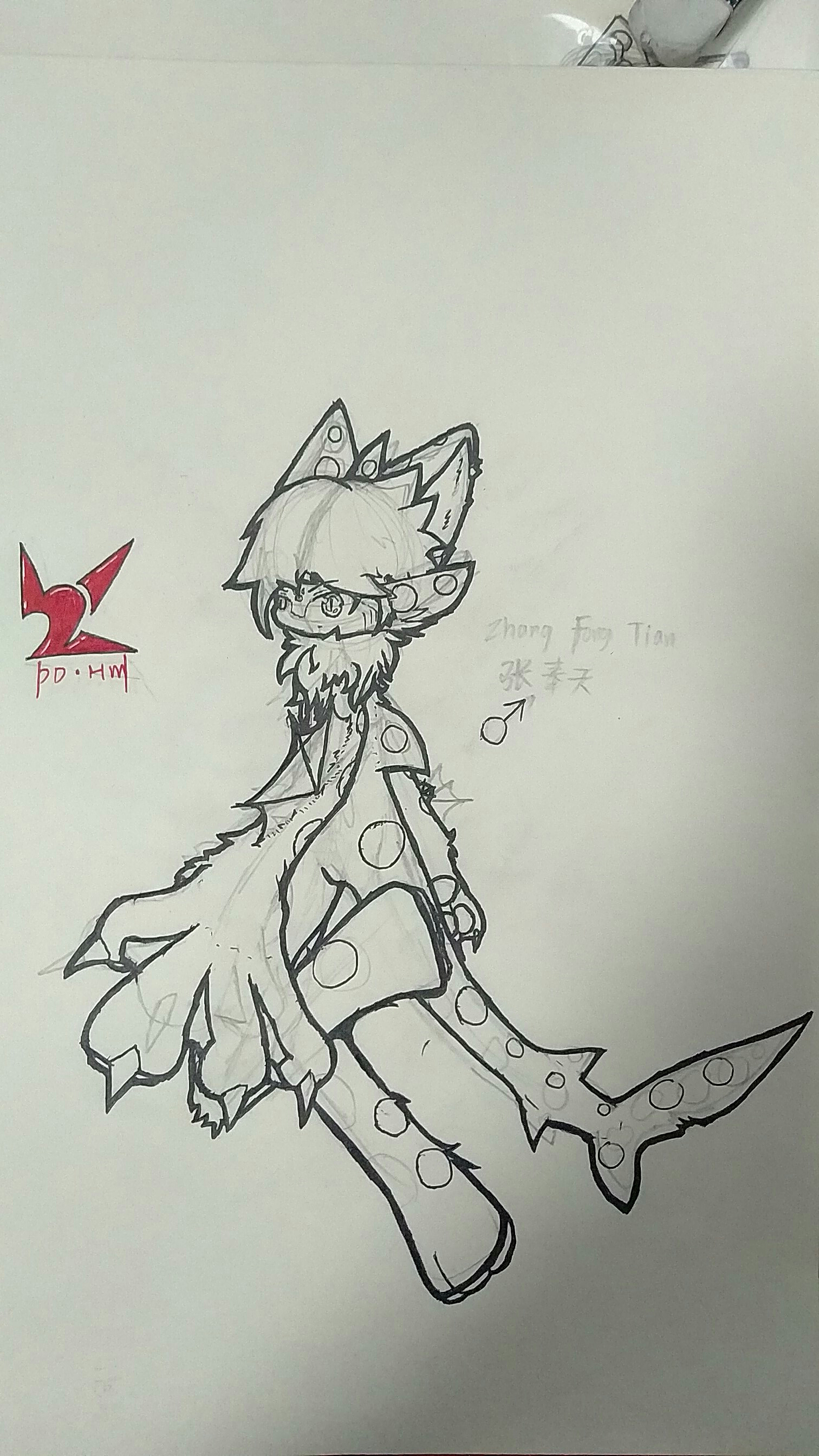 描的中途强迫症又双叒叕发作了[tv_doge][tv_doge][tv_doge]#兽设