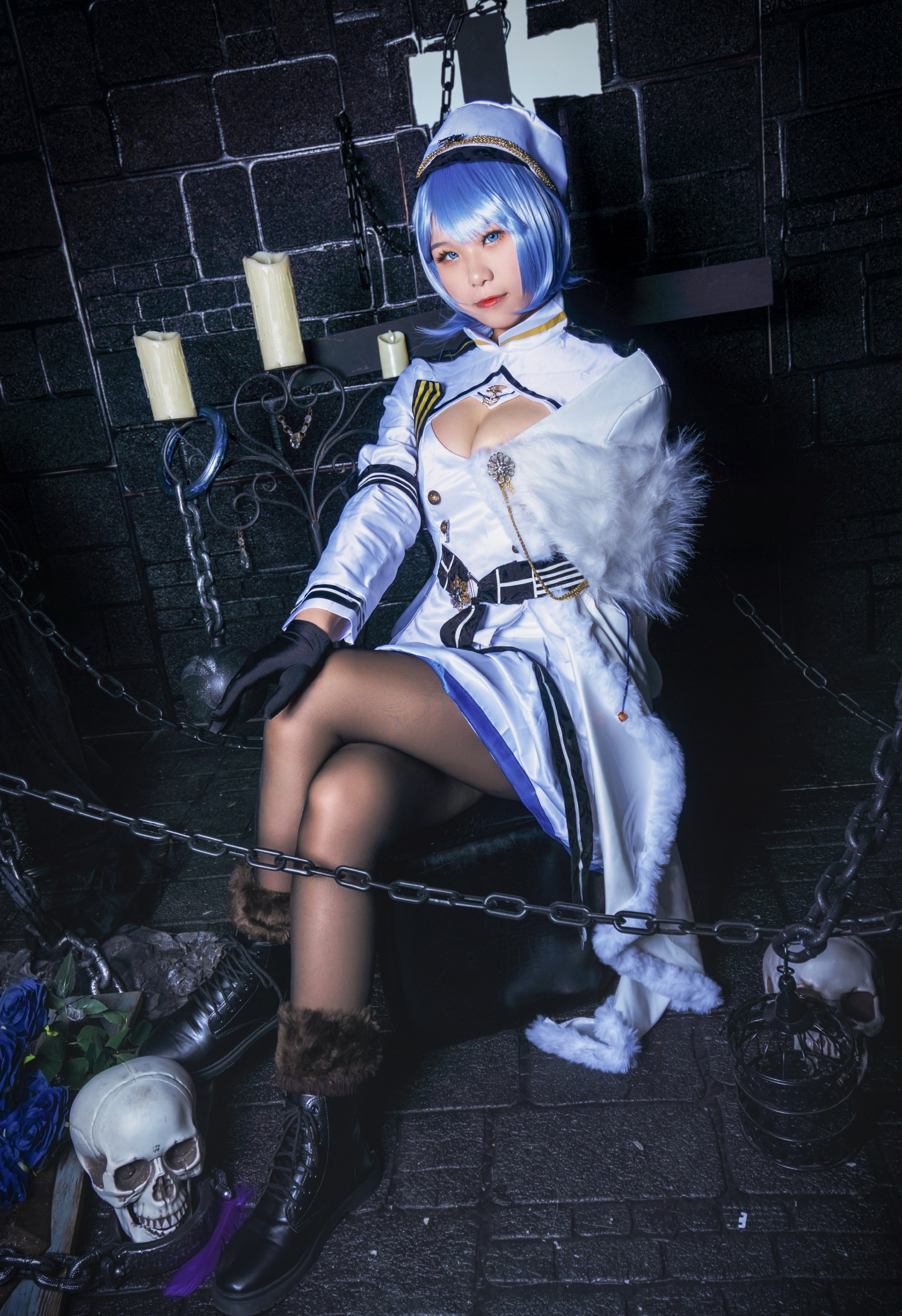 汐旮旮碧蓝航线恰巴耶夫cosplay3