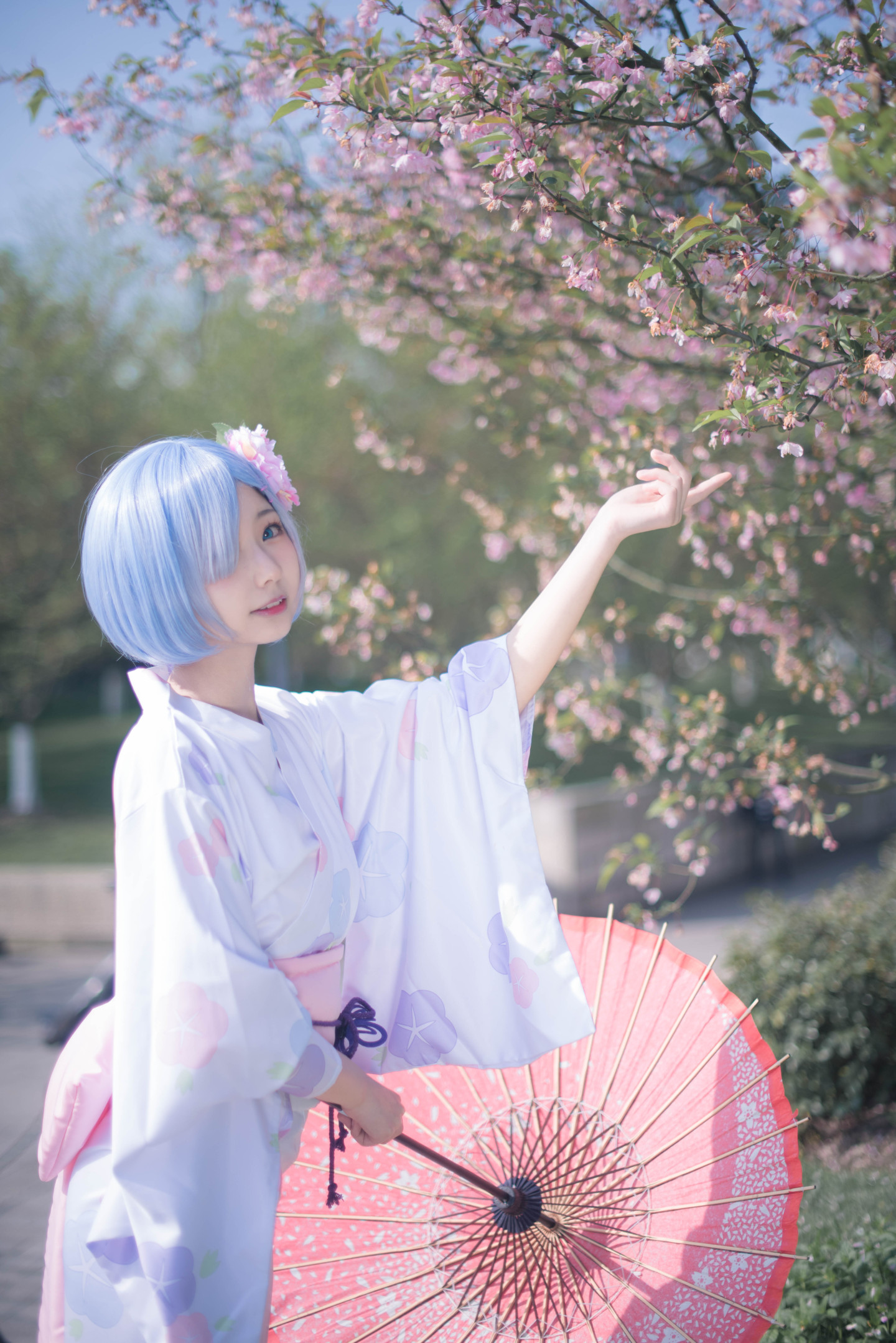 橙喵从零开始的异世界生活雷姆cosplay2