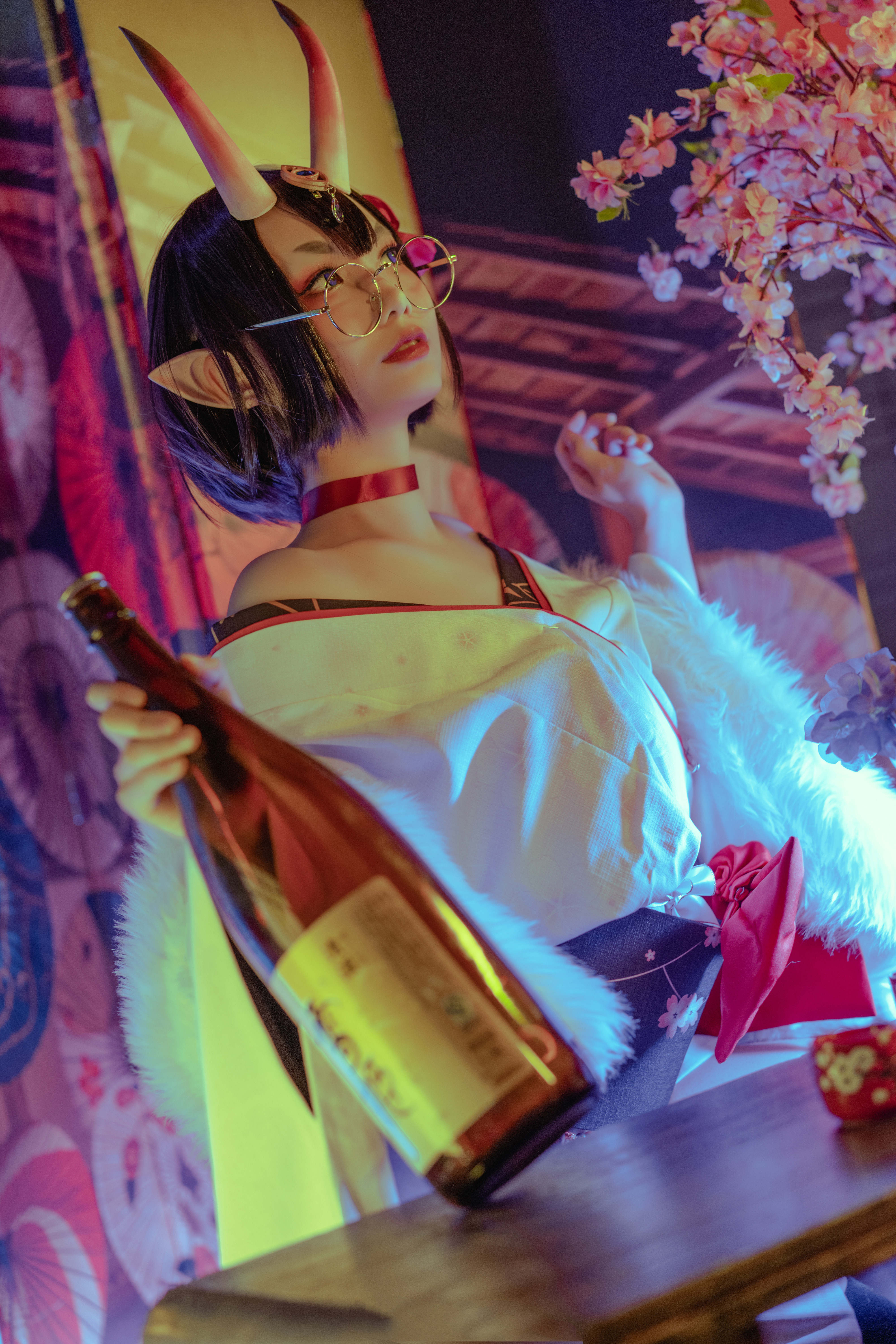 凌凌子Fgo酒吞童子冬祭礼装CosPlay7