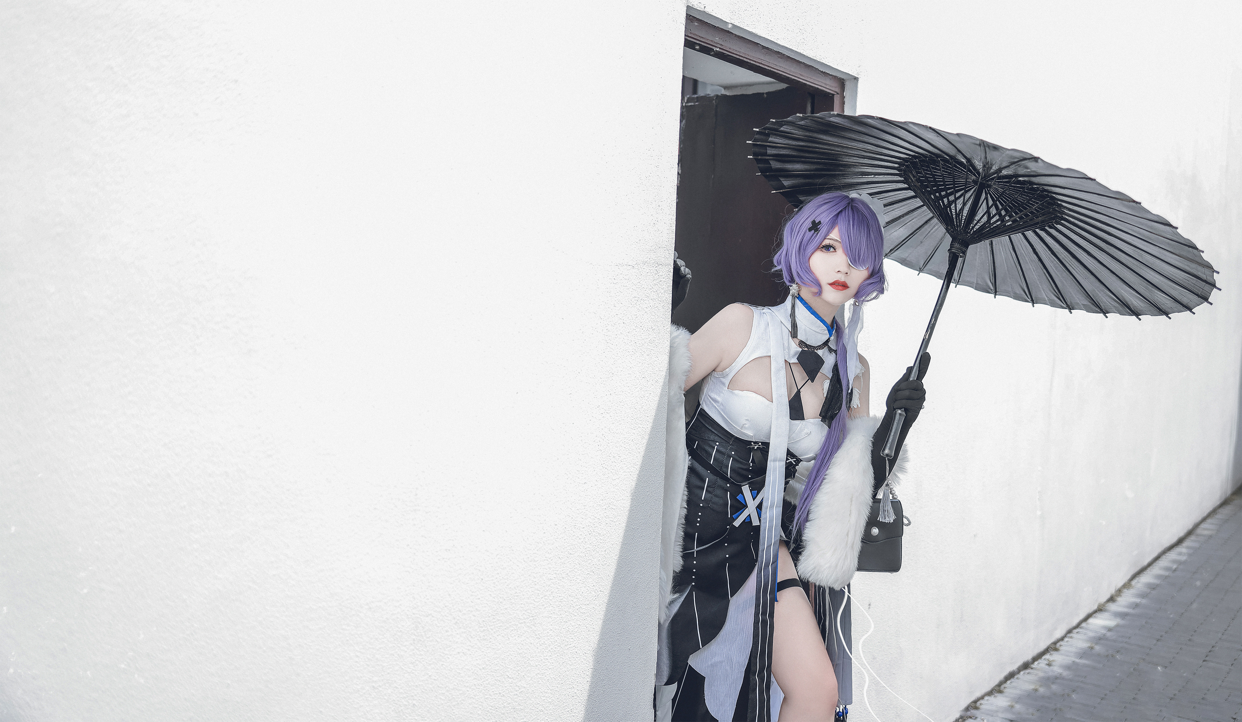 一只郁_可爱_凛明日方舟絮雨cosplay3