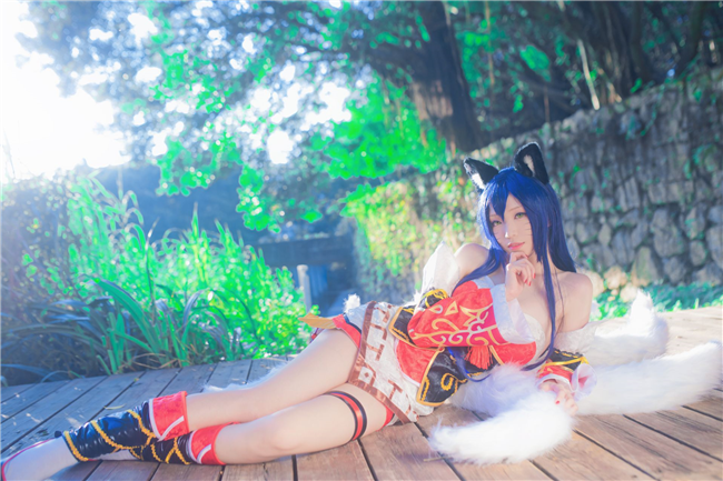 蒂雅文化—青青子英雄联盟阿狸Cosplay7