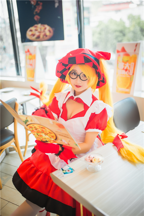 筱逆王者荣耀安琪拉魔法小厨娘Cosplay8