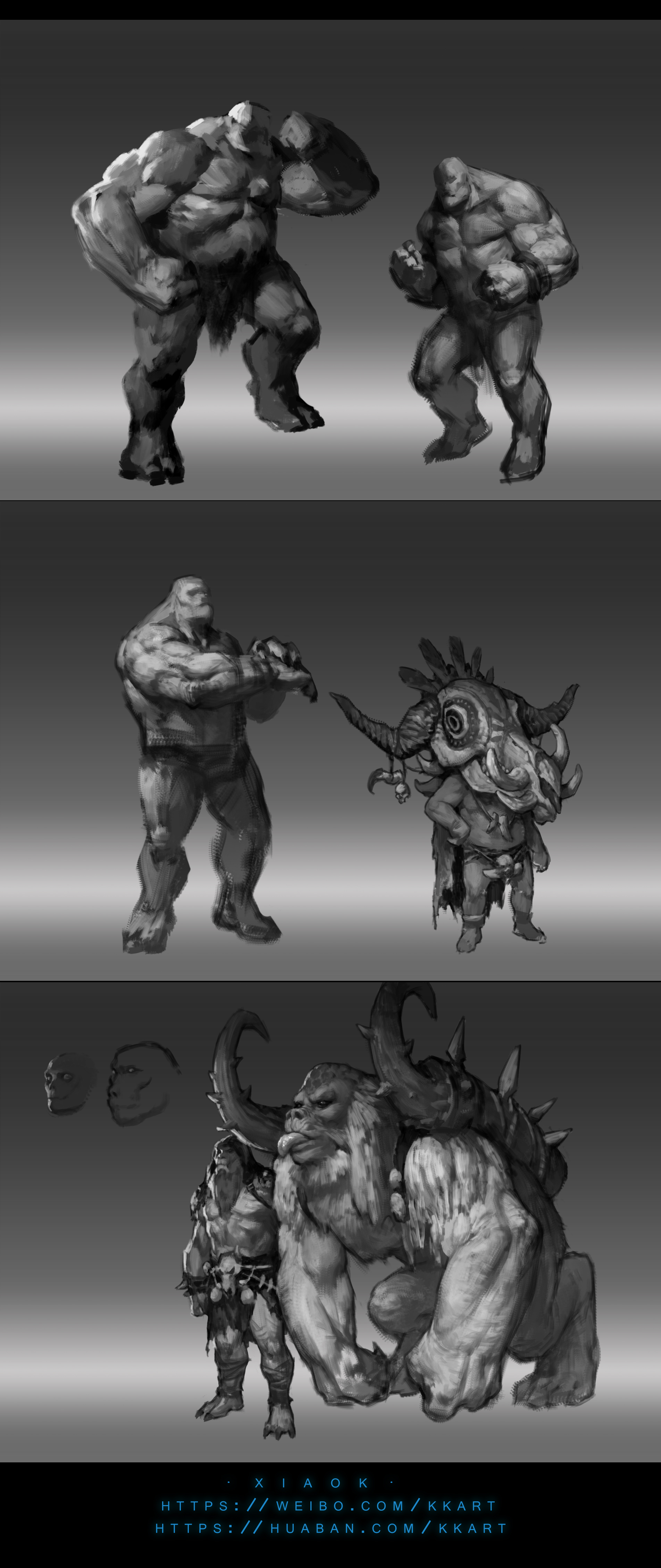 【小k原创作品】 〖怪物插画概念