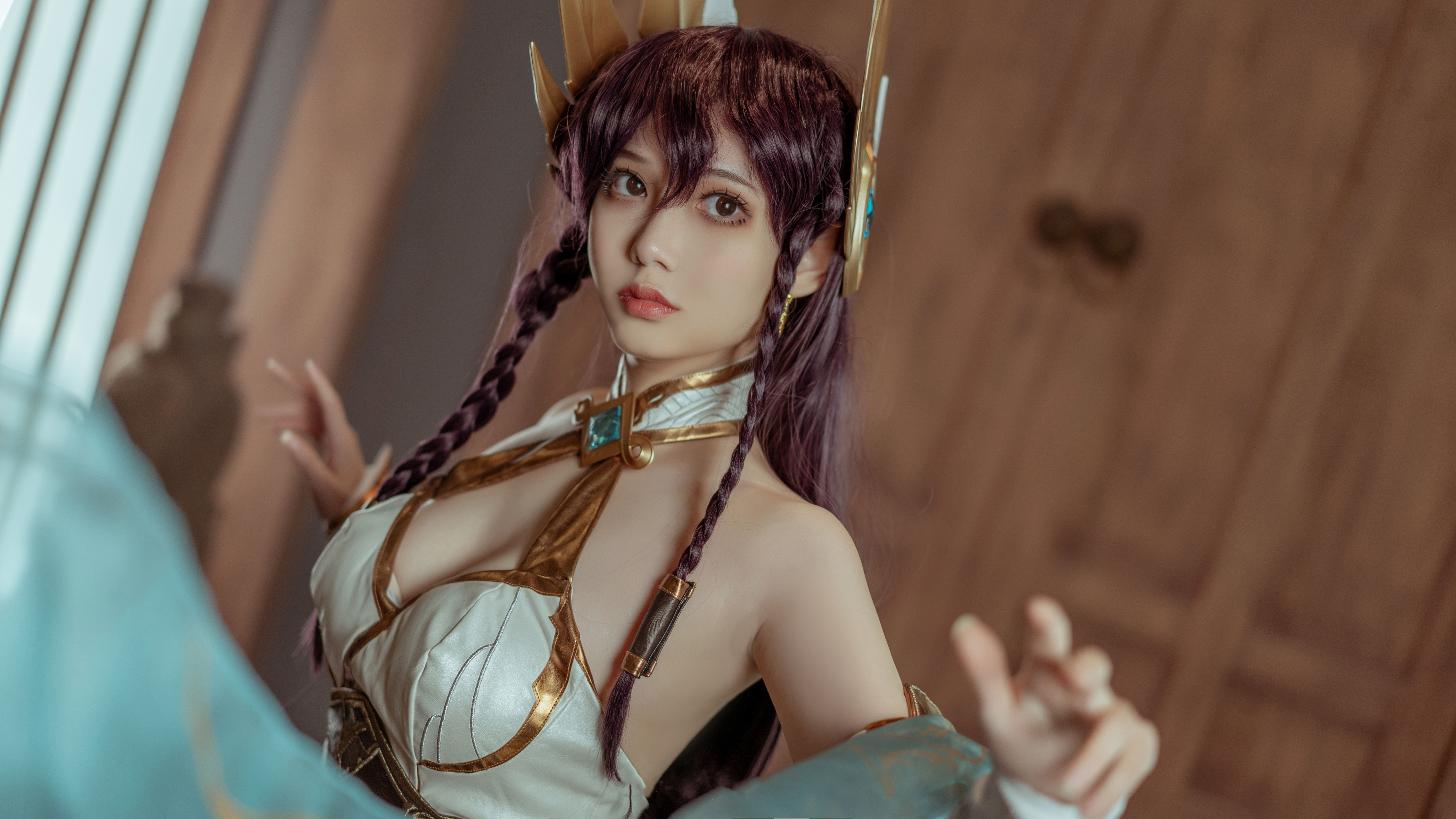 凌凌子英雄联盟玉剑传说艾瑞莉娅CosPlay7