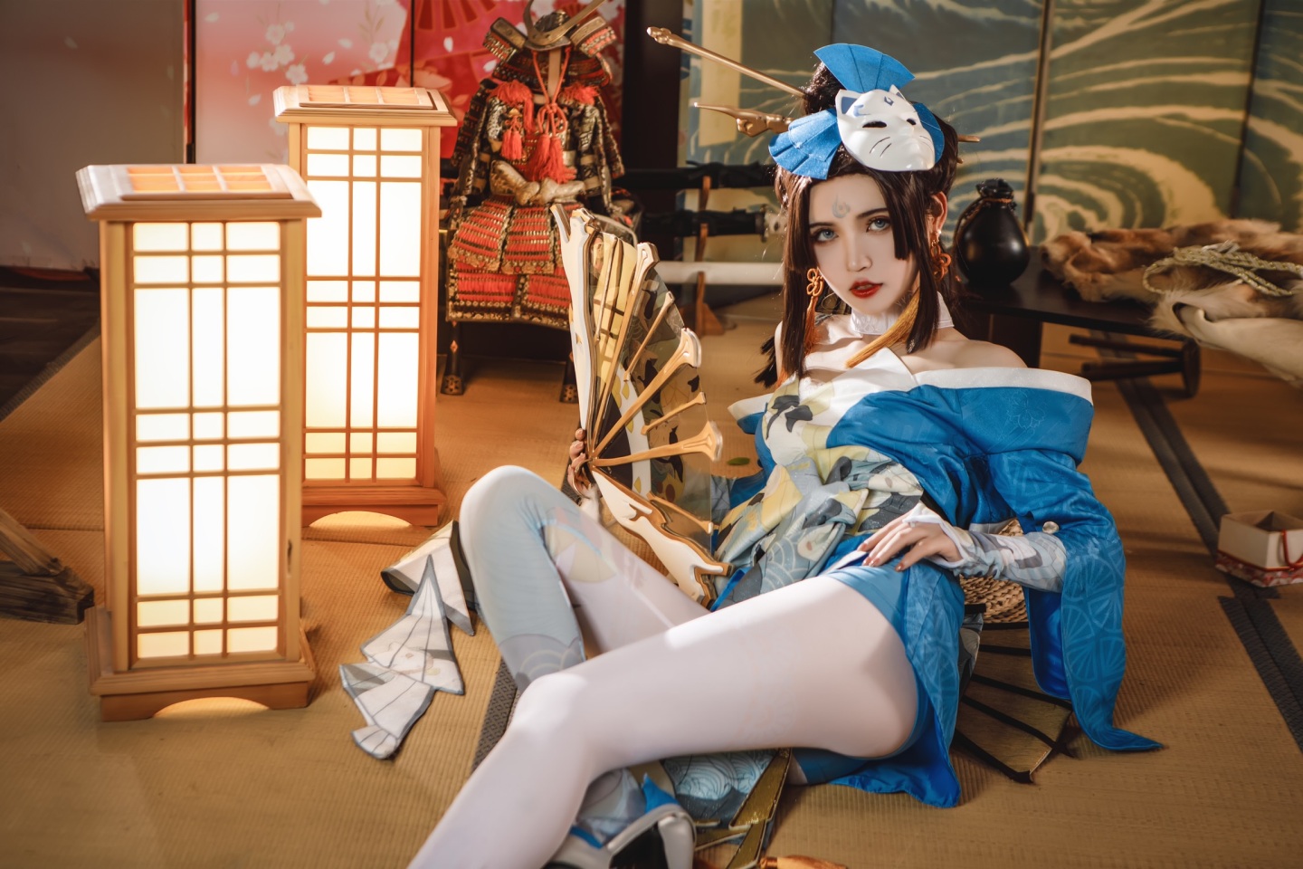 阿柒王者荣耀不知火舞魅语CosPlay1