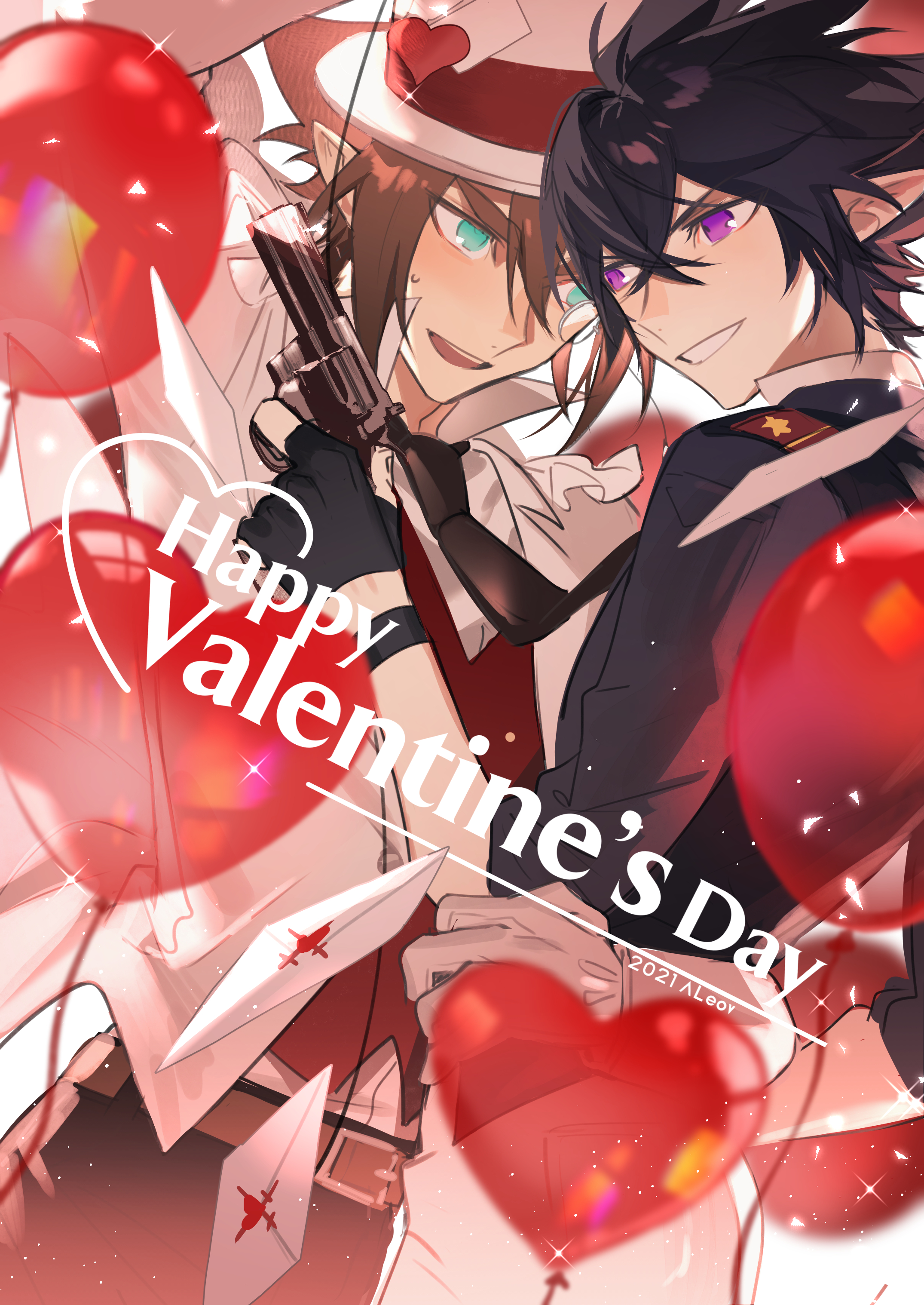 安雷#  happy valentines day! 末班车赶上了!
