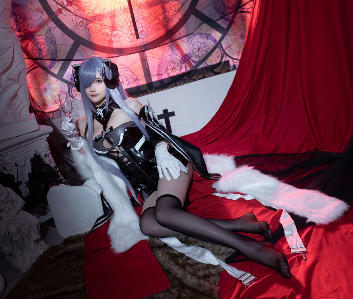 花兮_Honoka碧蓝航线奥古斯特冯帕塞瓦尔Cosplay9